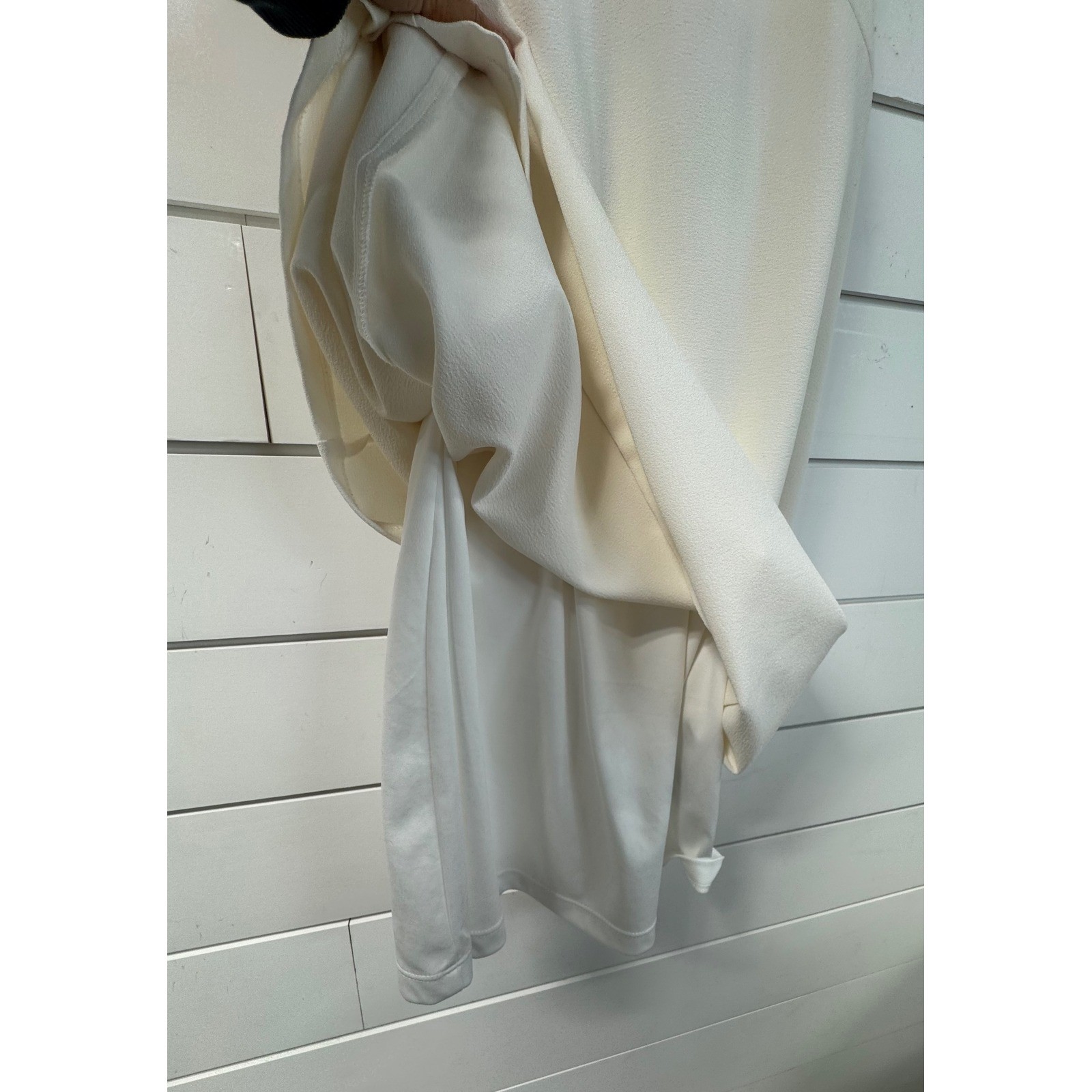 Worthington Womens Ivory White Grommet Sleeveless Shift Dress Size 6 Exposed Zip