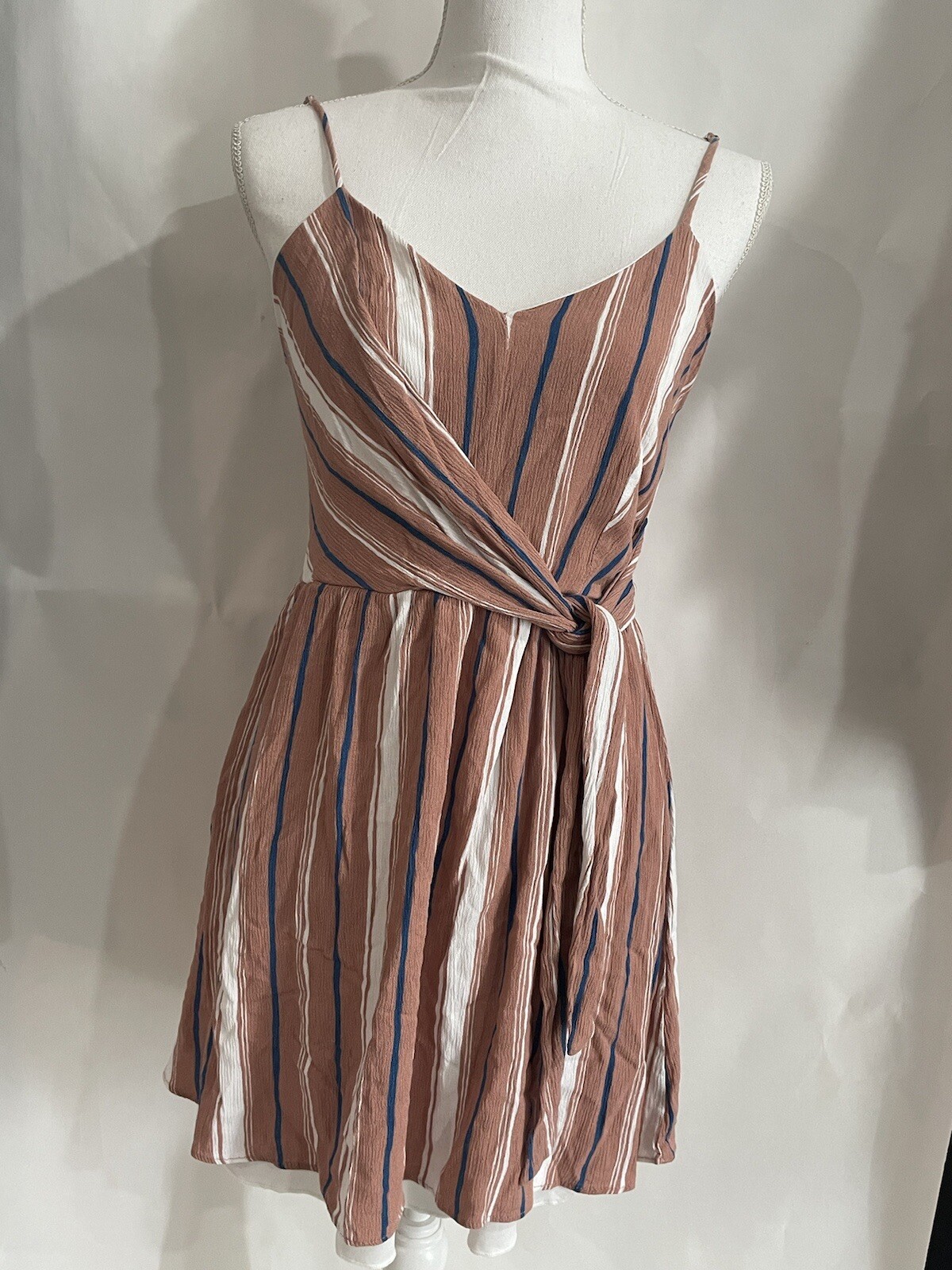 Everly Dress Size S Multicolor Striped Sleeveless Lined