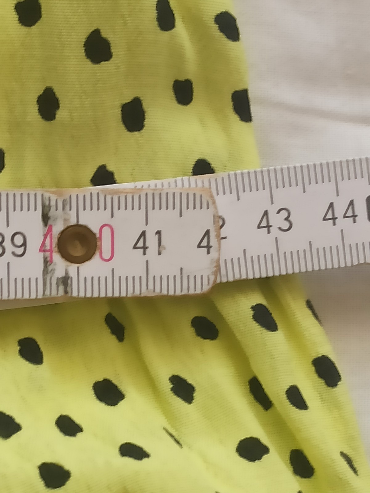 Mango summer dress, midi dress with zip size S colour yellow polka dot