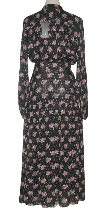 NWT Elie Tahari THE RUE Silk Blend VERSAILLES Print Shirt Dress Women 12 MSP$525