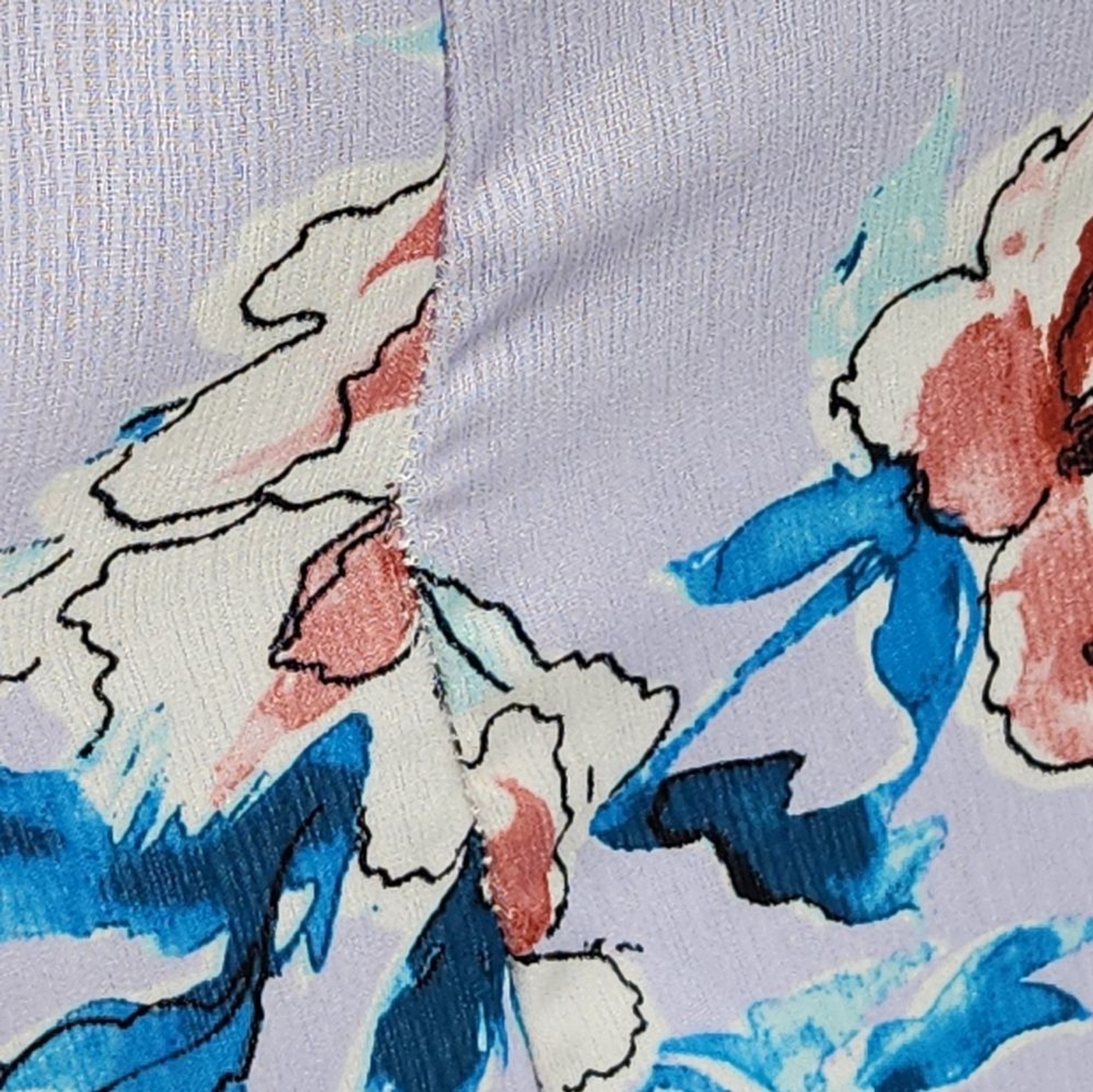 Aqua Maxi Halter Dress Size Small Purple Blue Floral Blouson Flowy Fairy Boho