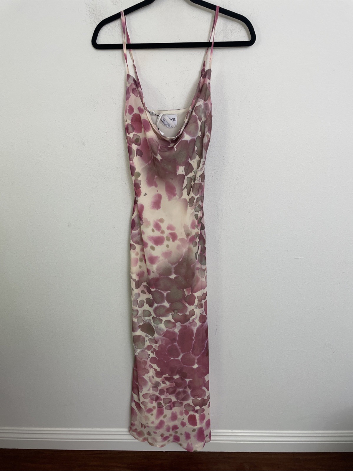 SNDYS x Revolve Skin Maxi Dress Pink Reptile size XS NWT $125msrp