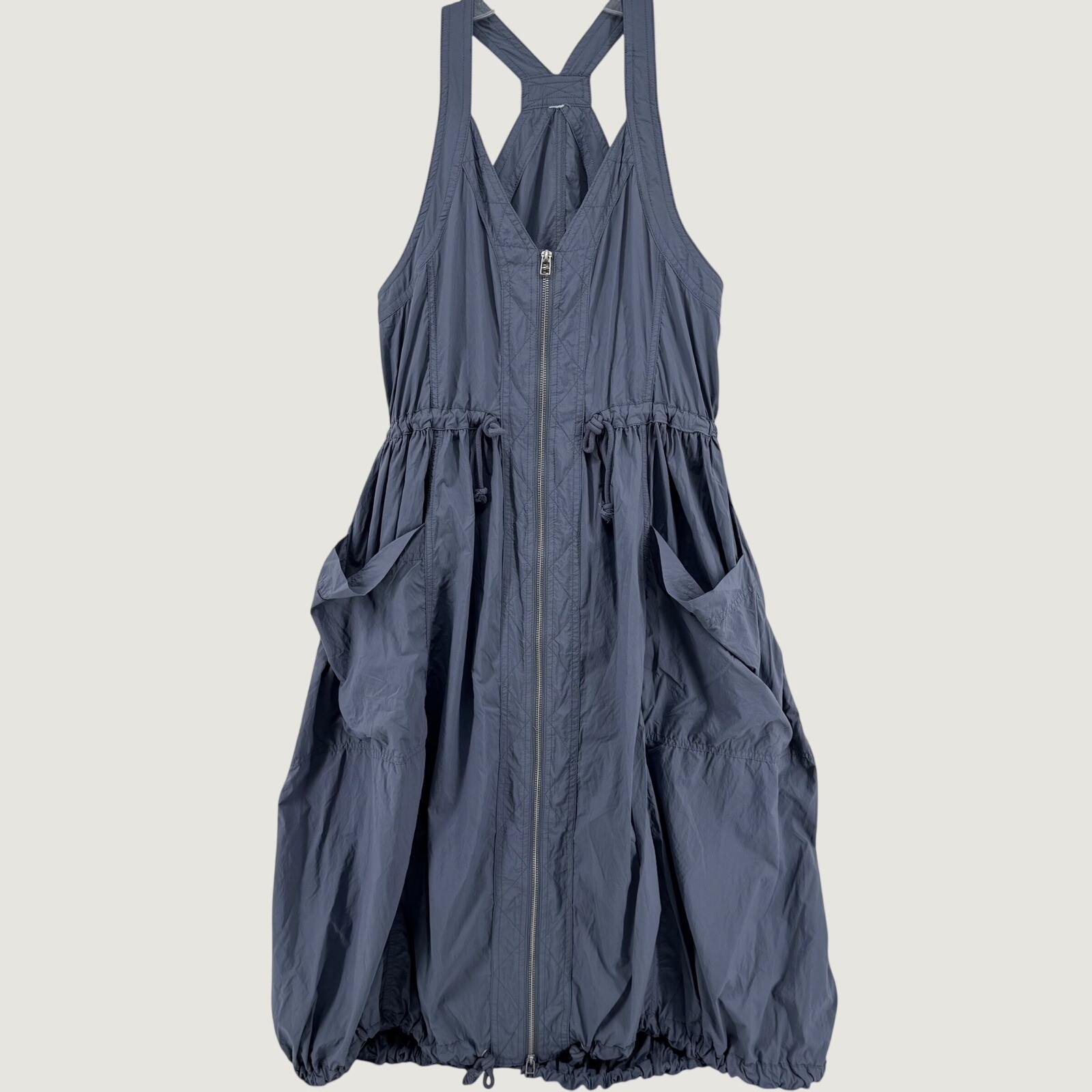 Daily Practice by Anthropologie Free Fall Utility Dress Women Small Blue