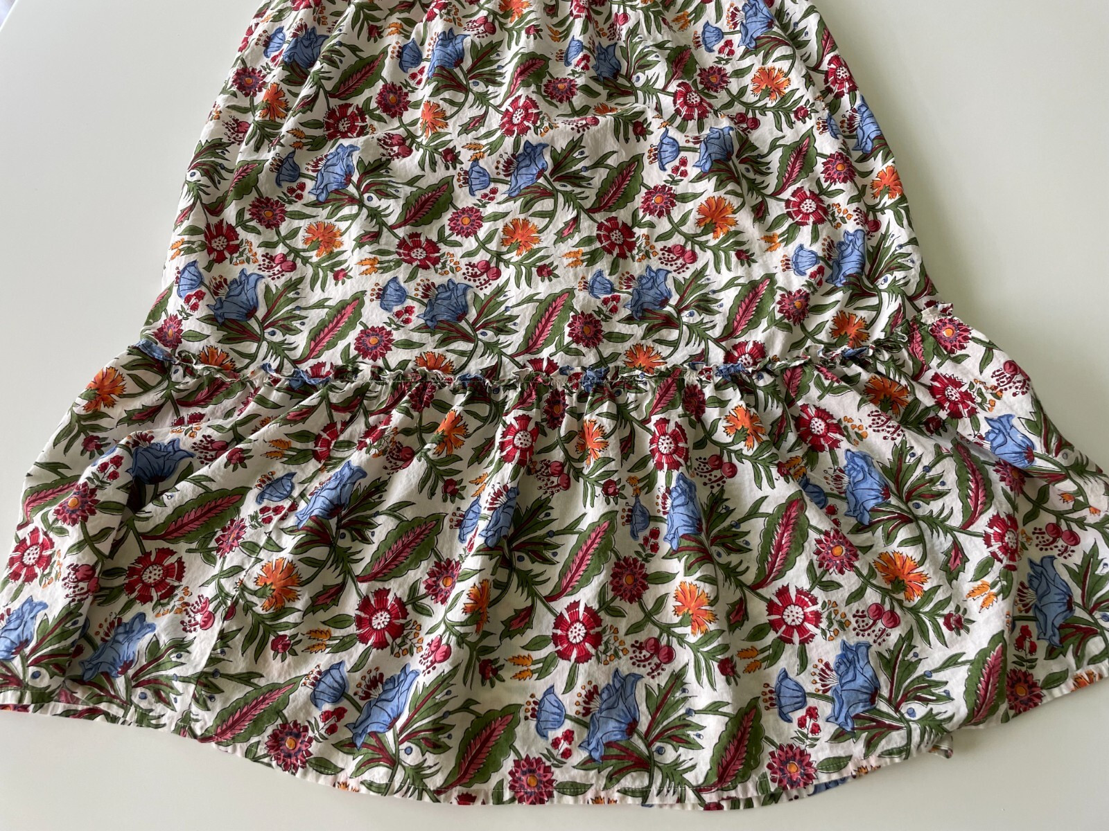 Fitzroy & Willa Women’s Strapless Smocked Tiered Floral Print Midi Dress Size XL