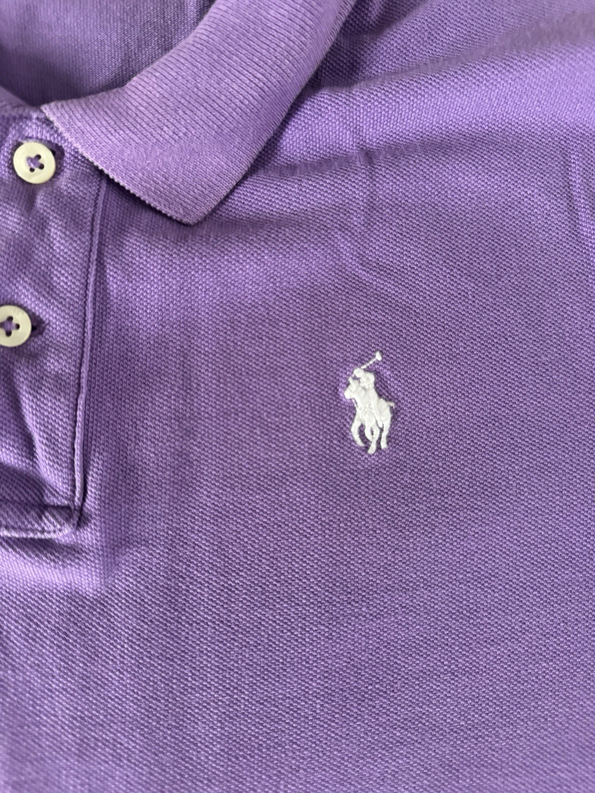 Polo Ralph Lauren Mesh Mini Polo Dress Purple L Preppy Tennis Golf Y2K