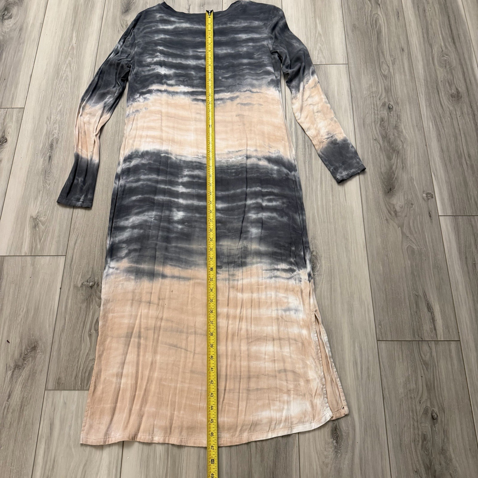 Anthropologie Dolan Left Coast Collection Dress Size S Trina Tie-Dye Midi Knit