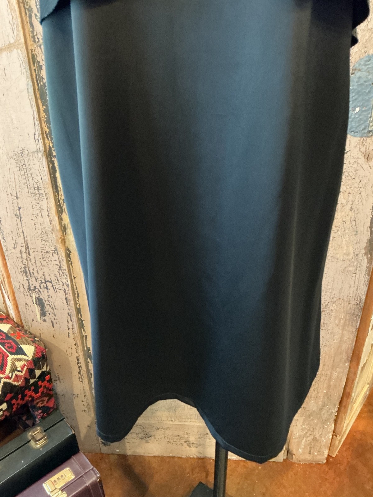 Zara Minimalist Mini Black Dress L Sleeveless/back tie /A Line/NEW
