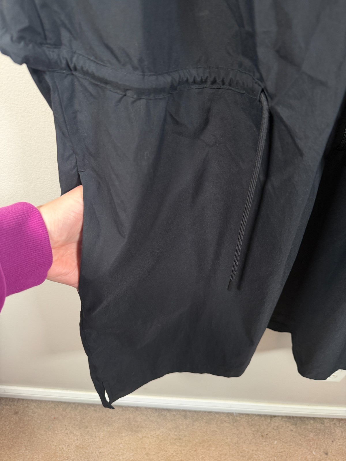 Athleta Topspin Dress Size 2X Black Travel Athleisure Active Sporty Casual