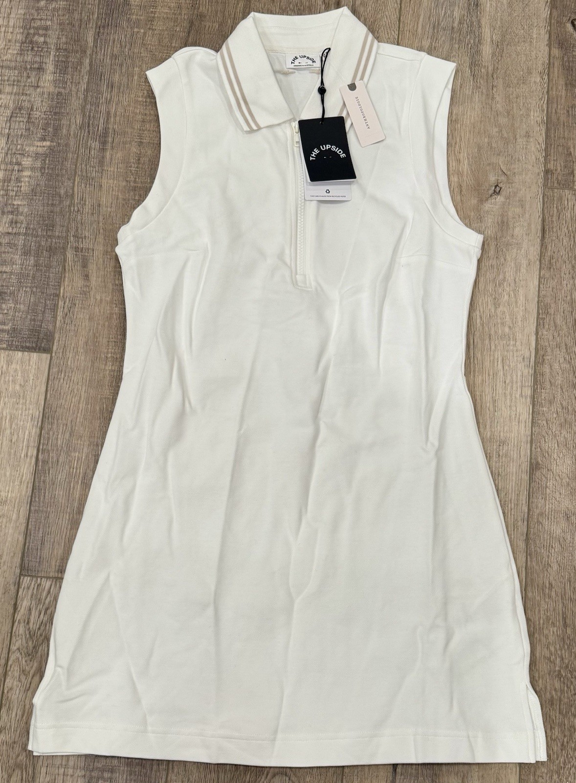 NWT The Upside x Anthropologie Womens White Mini Dress Size Medium