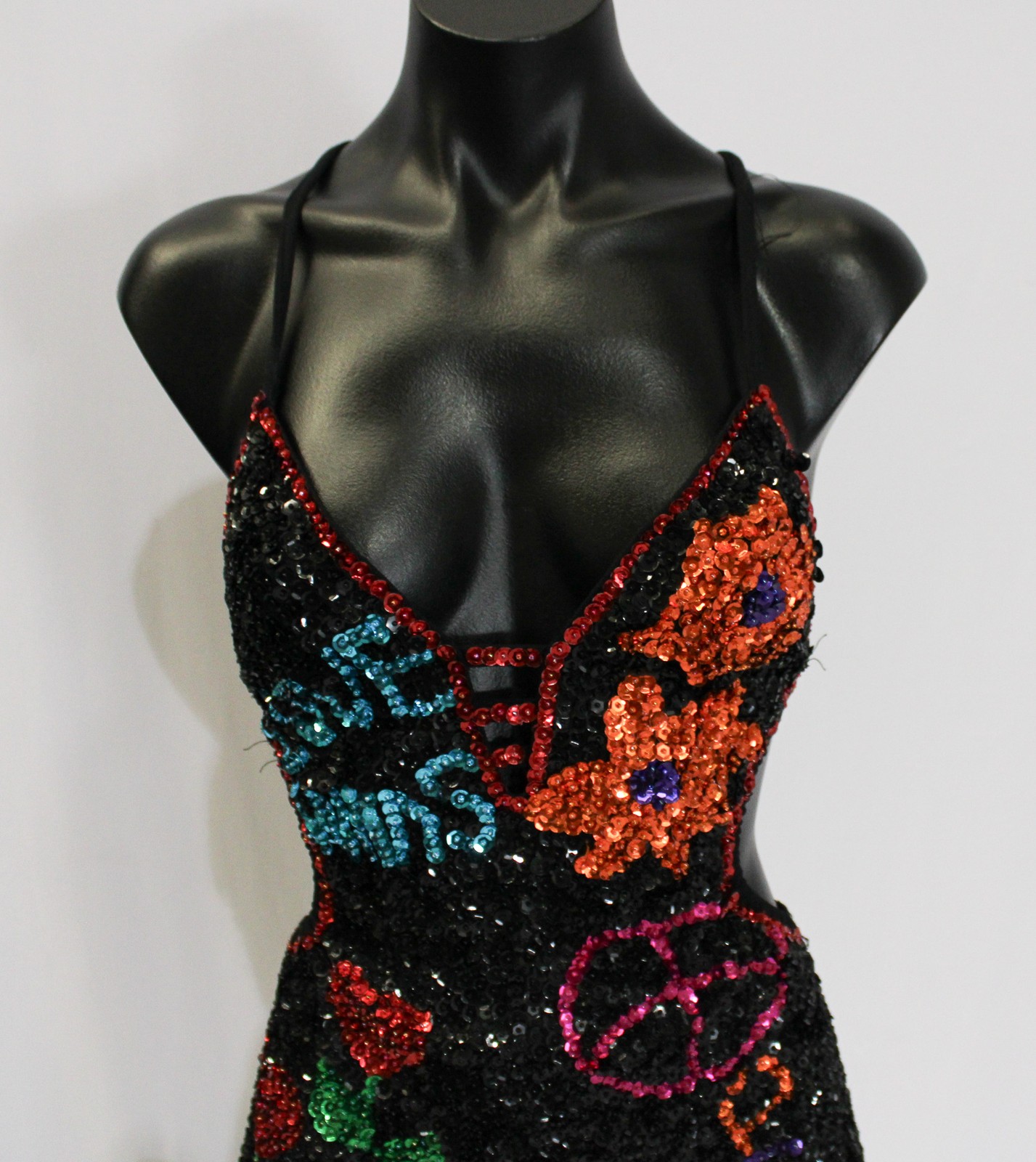 Easy Tiger Women’s Love Wins Dress AP2 Black Multi Size: (US: 2-4)(UK:6-8) NWT