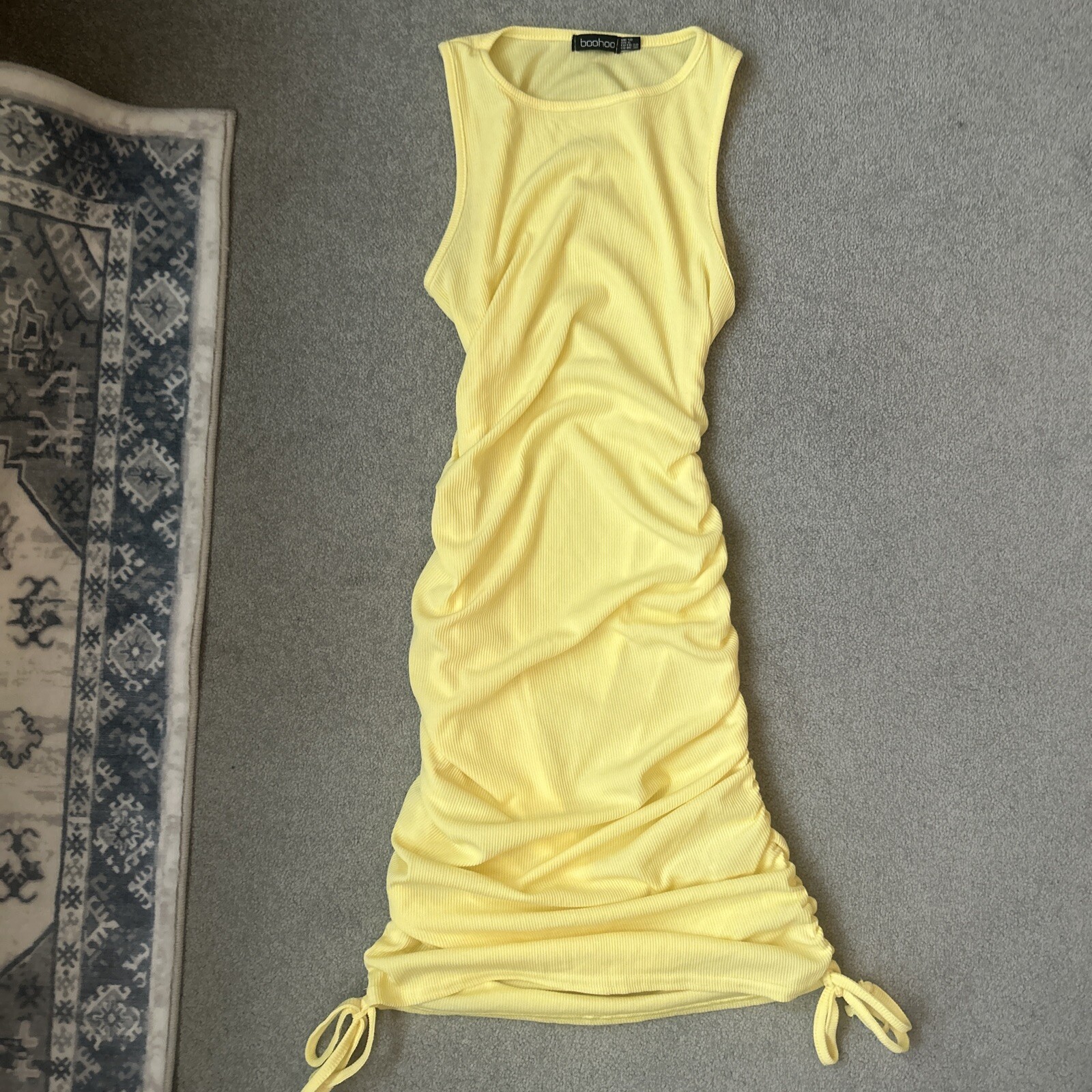 Women’s fitted drawstring sides Dress Uk 10