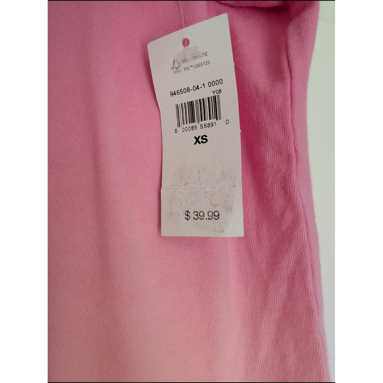 NWT GAP Cotton Sleeveless Ombre Shift Tank Mini Dress Coverup Sz XS Pink Orange