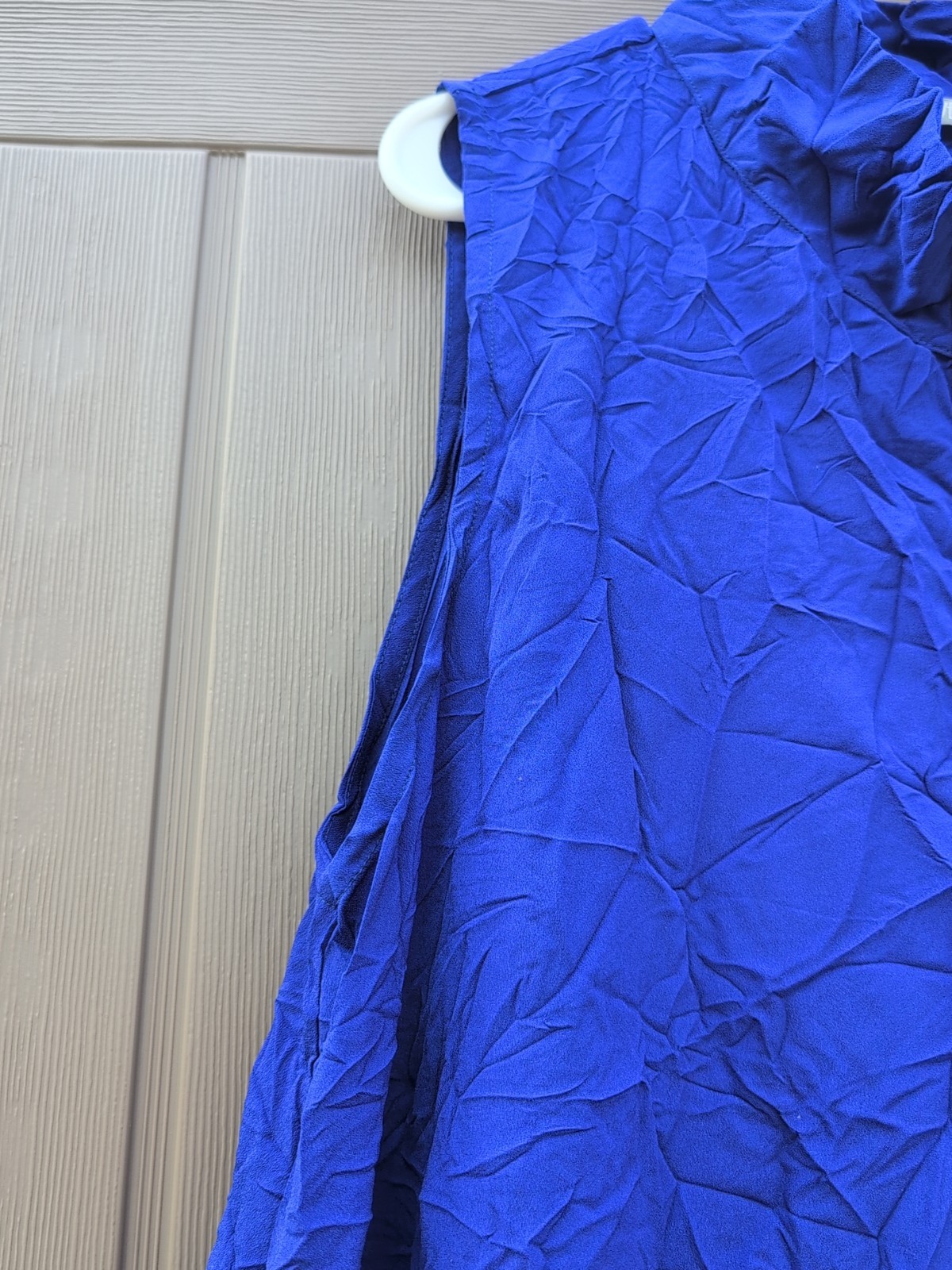 Evelyn & Arthur Blue Sleeveless Large Made To Look Dress