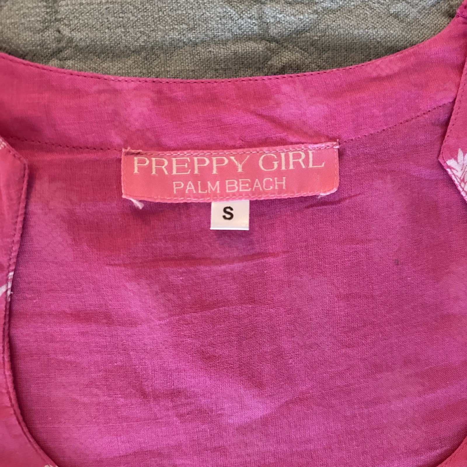 Preppy Girl Palm Beach Pineapple Tunic