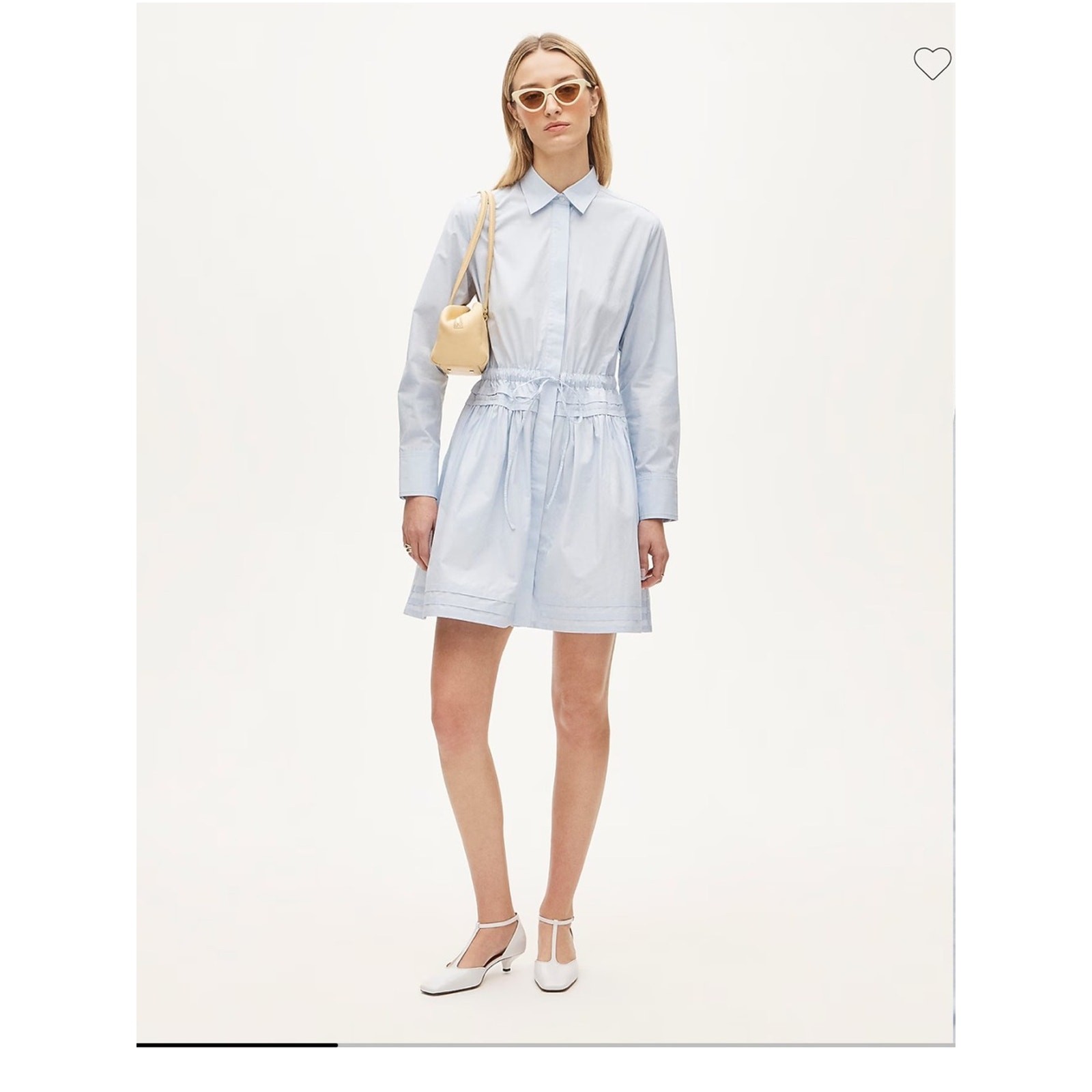 J.Crew Elena Mini Shirt-Dress in Cotton Poplin 10