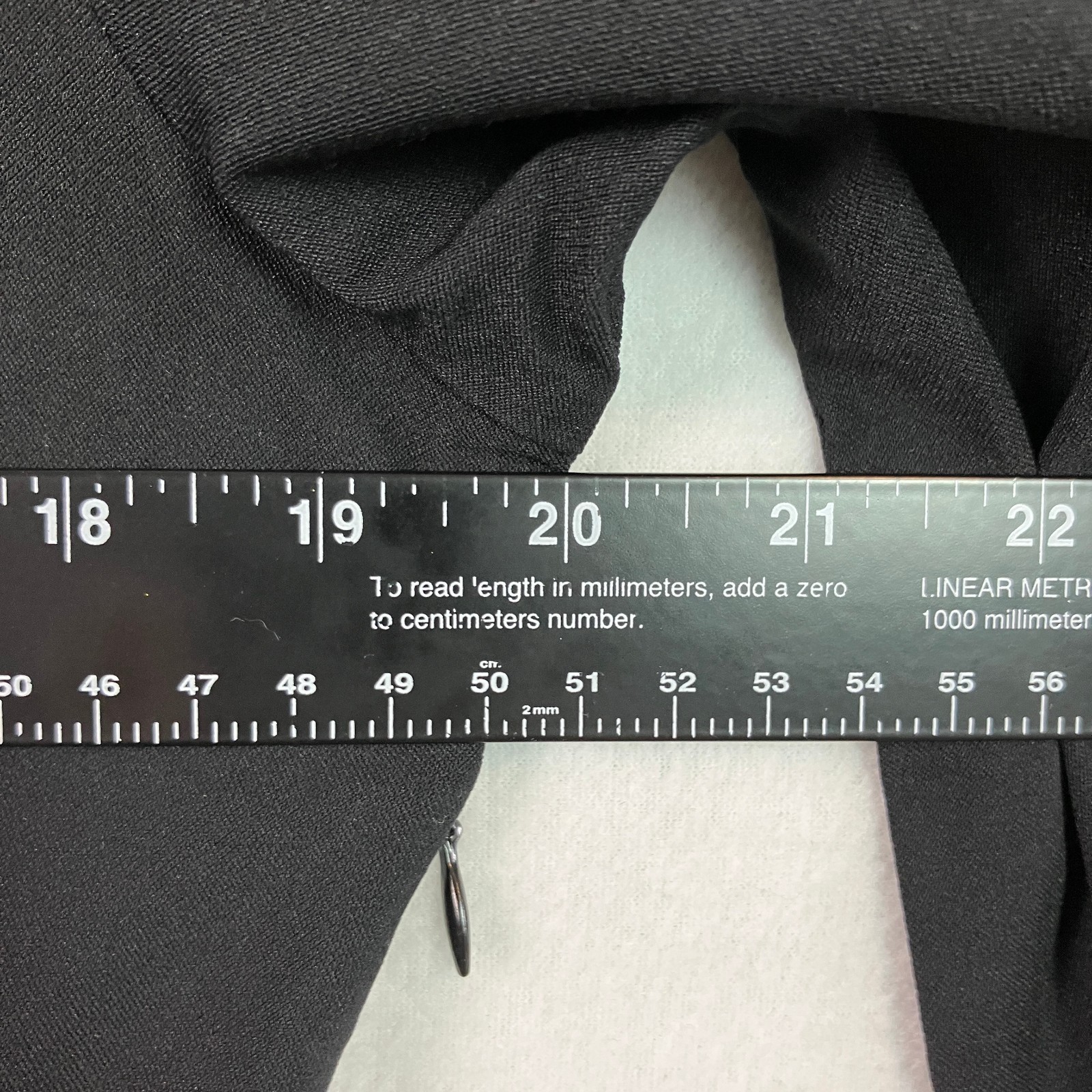 Miusol Collared Wrap-Style Dress Women’s Size XL Black 3/4 Sleeve NWT