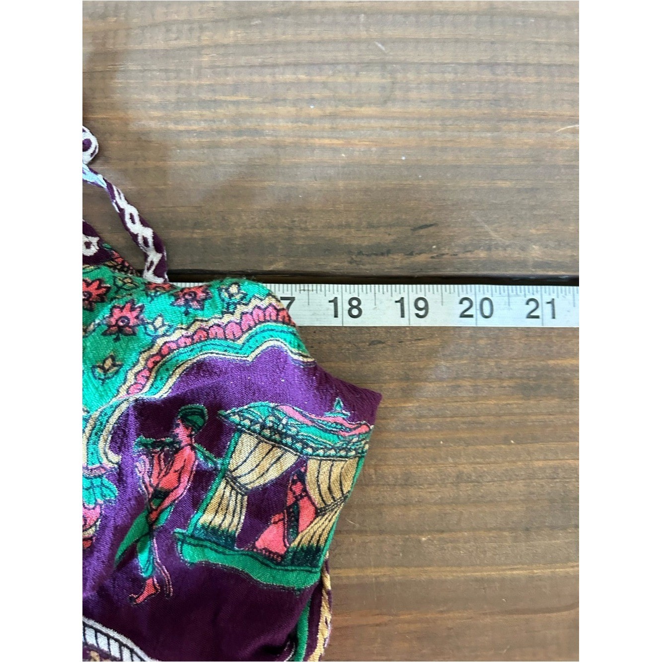 Anthropologie RAGA Boho Printed Maxi Dress Tiered Sleeveless Dress Small (E1)