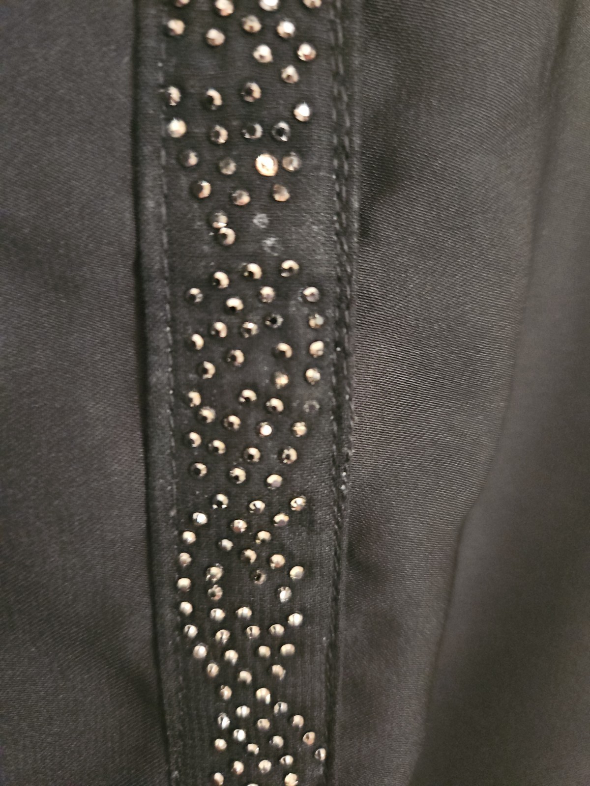 ELXSI Kurta Middle eastern Style Arabian Black White Flower Abaya Size Medium