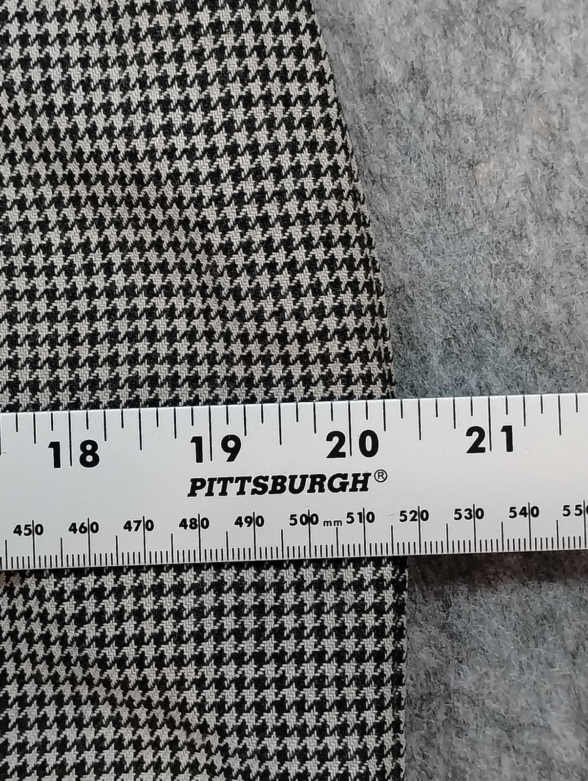 VTG Talbots Dress Sz 10 Houndstooth USA Wool Button Front Workwear Classic