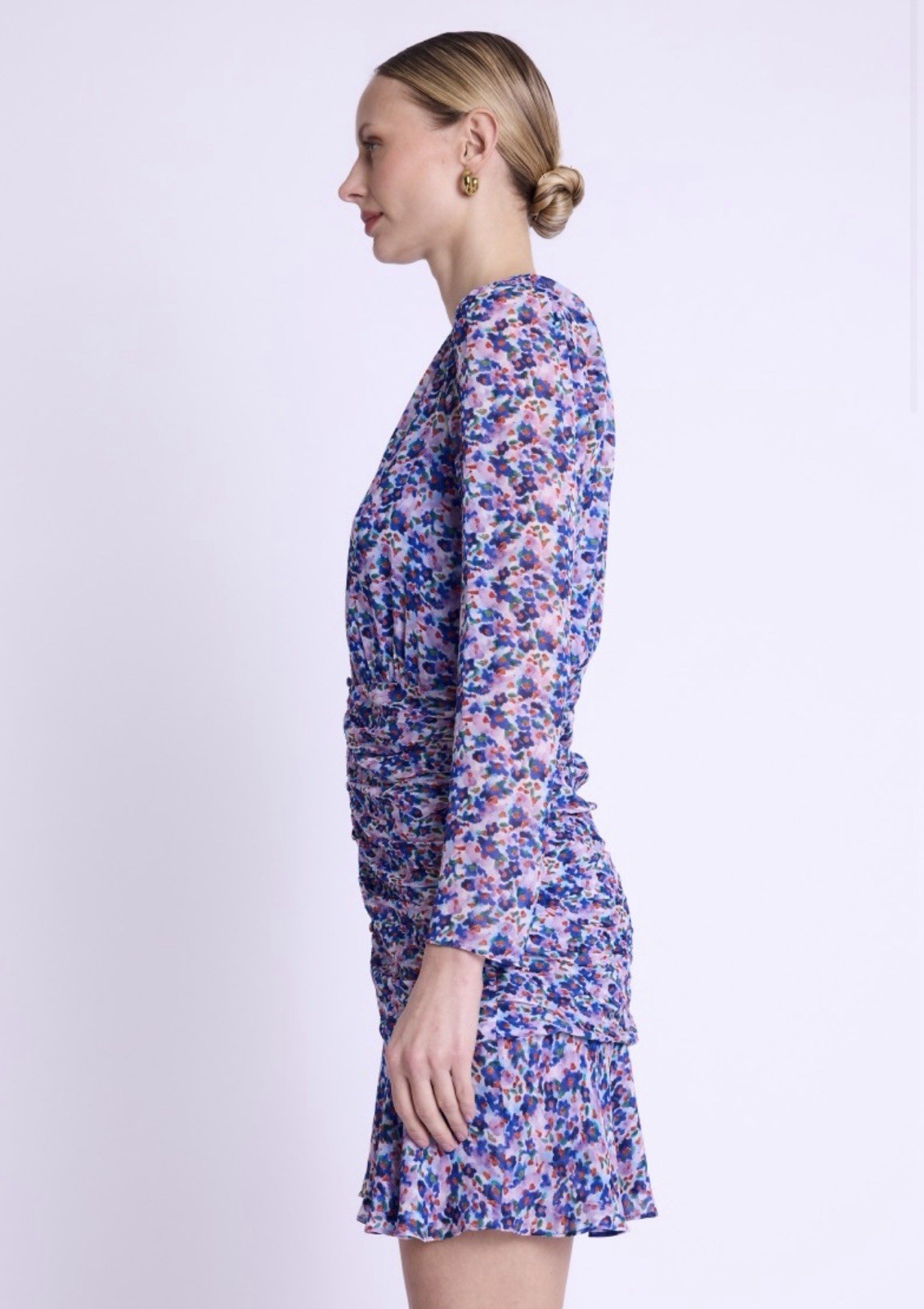 BERENICE Rumba Printed V-neck short dress BNWT 34/ XS $299