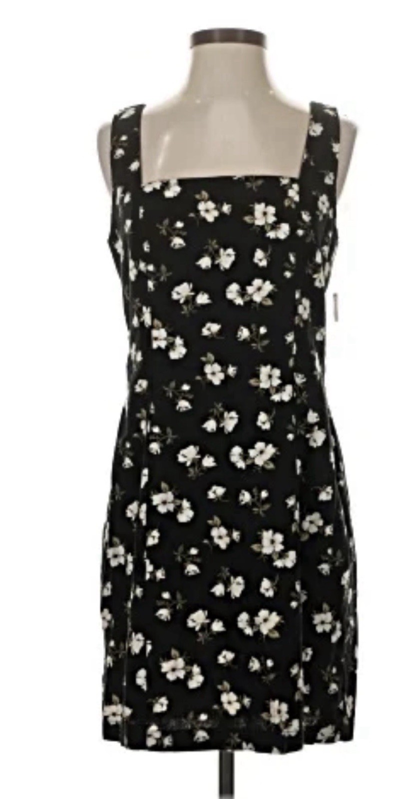 Old Navy Womens Blue Floral Cami Dress Smocked Back Pockets Large tall