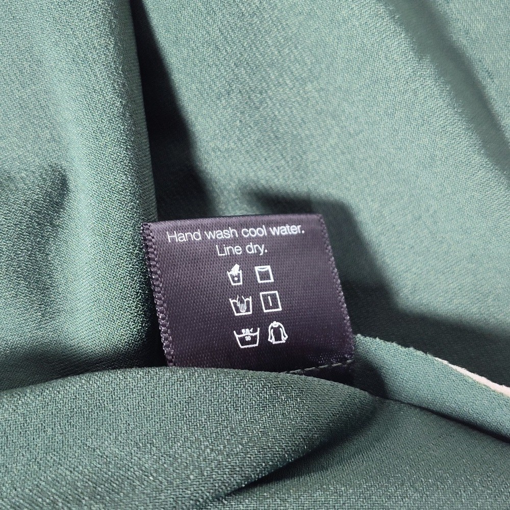 NWT Norma Kamali Side Stripe Sleeveless Swing Dress in Forest Green XS