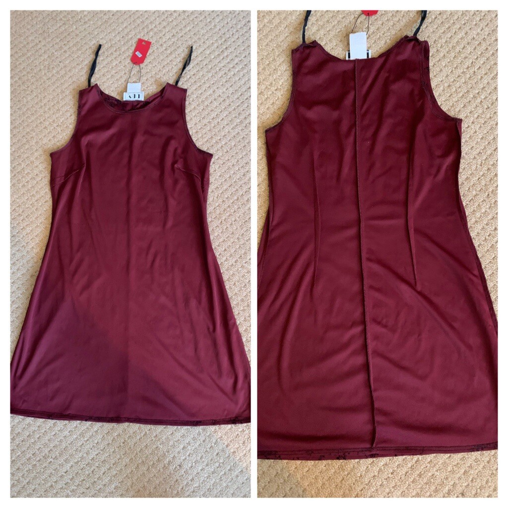 Velvet Motif Mini Dress S-M