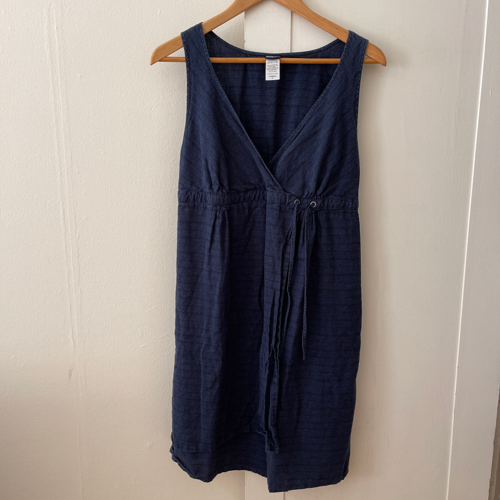 Patagonia Women’s Island Hemp Crossover Dress SZ 12