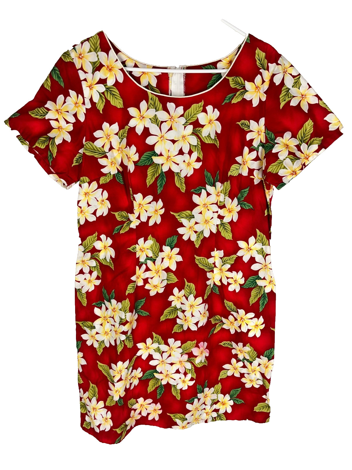 Jade Fashions Hawaiian Aloha Floral Size XL Tropical Dress 100% Cotton Resort