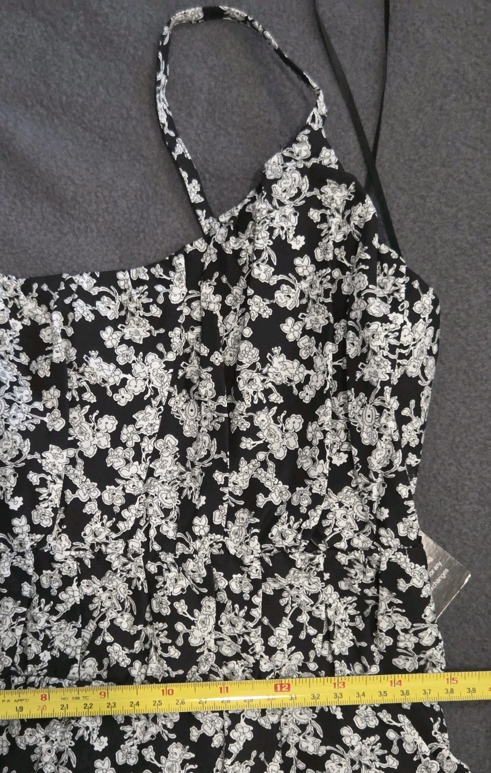 Express Floral Tiered Poplin Maxi Dress Spaghetti Strap Size XS