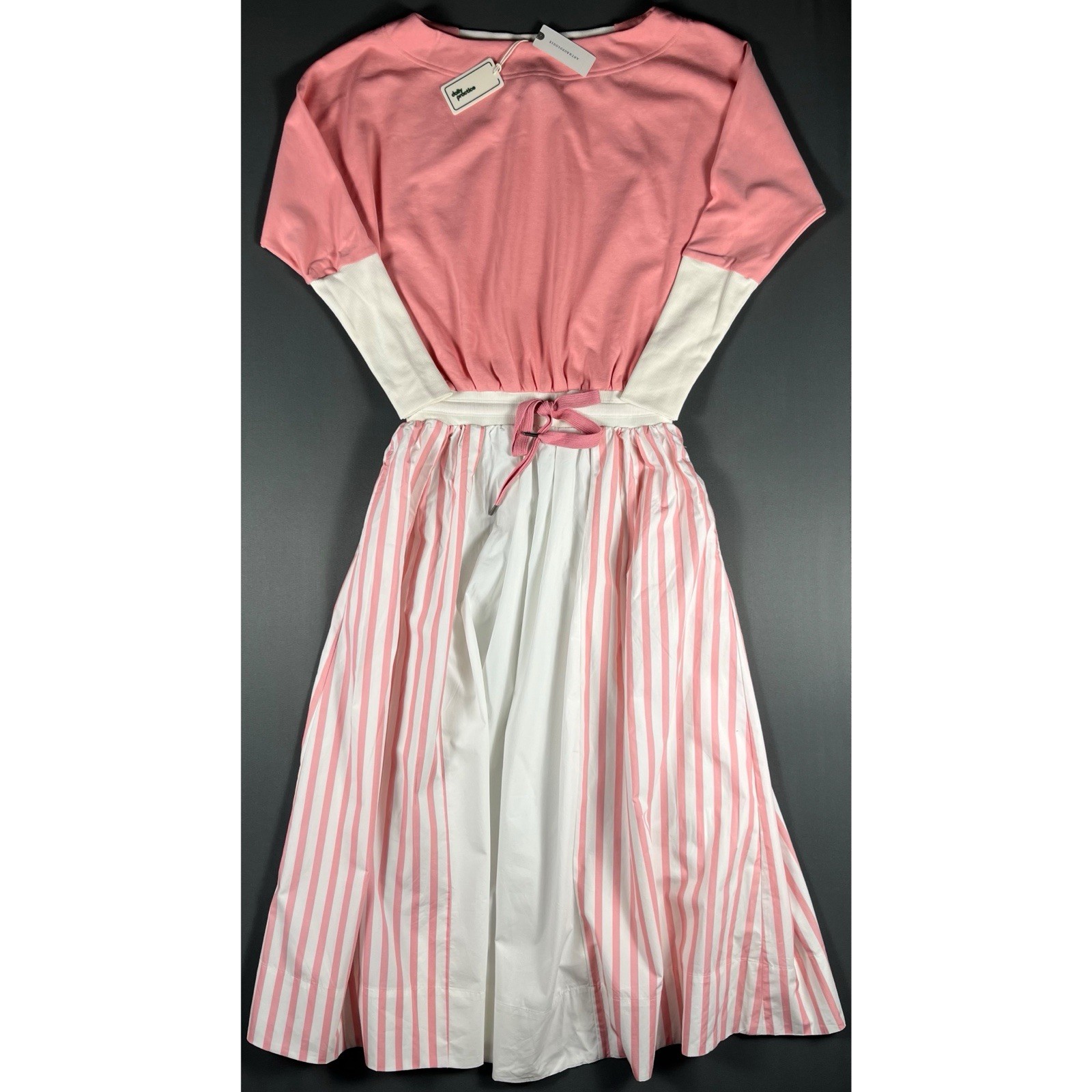 Daily Practice by Anthropologie Maxi Dress Women’s S Pink Striped Coquette NWT