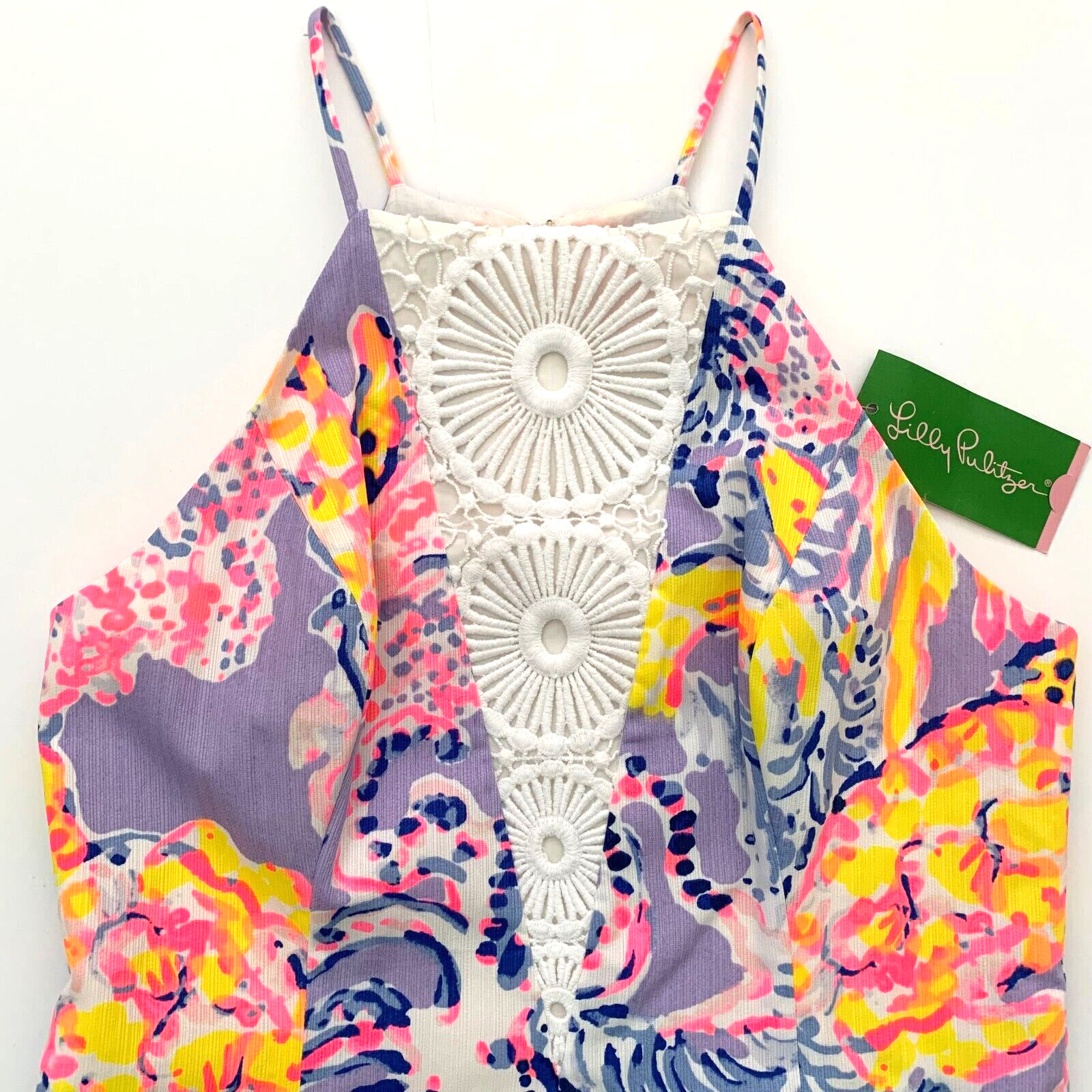 NWT Lilly Pulitzer Pearl Shift Dress Lilac Verbena So Snappy sz 0 Zipper Charm