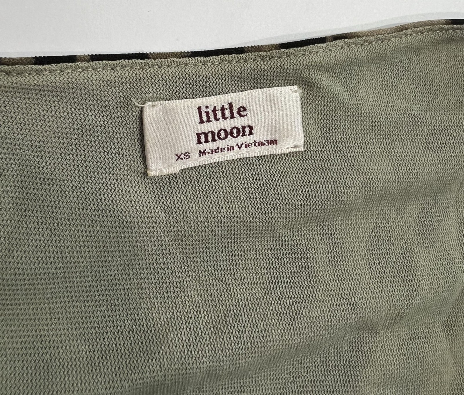 Aritzia Little Moon Celestia Dress in Black Green