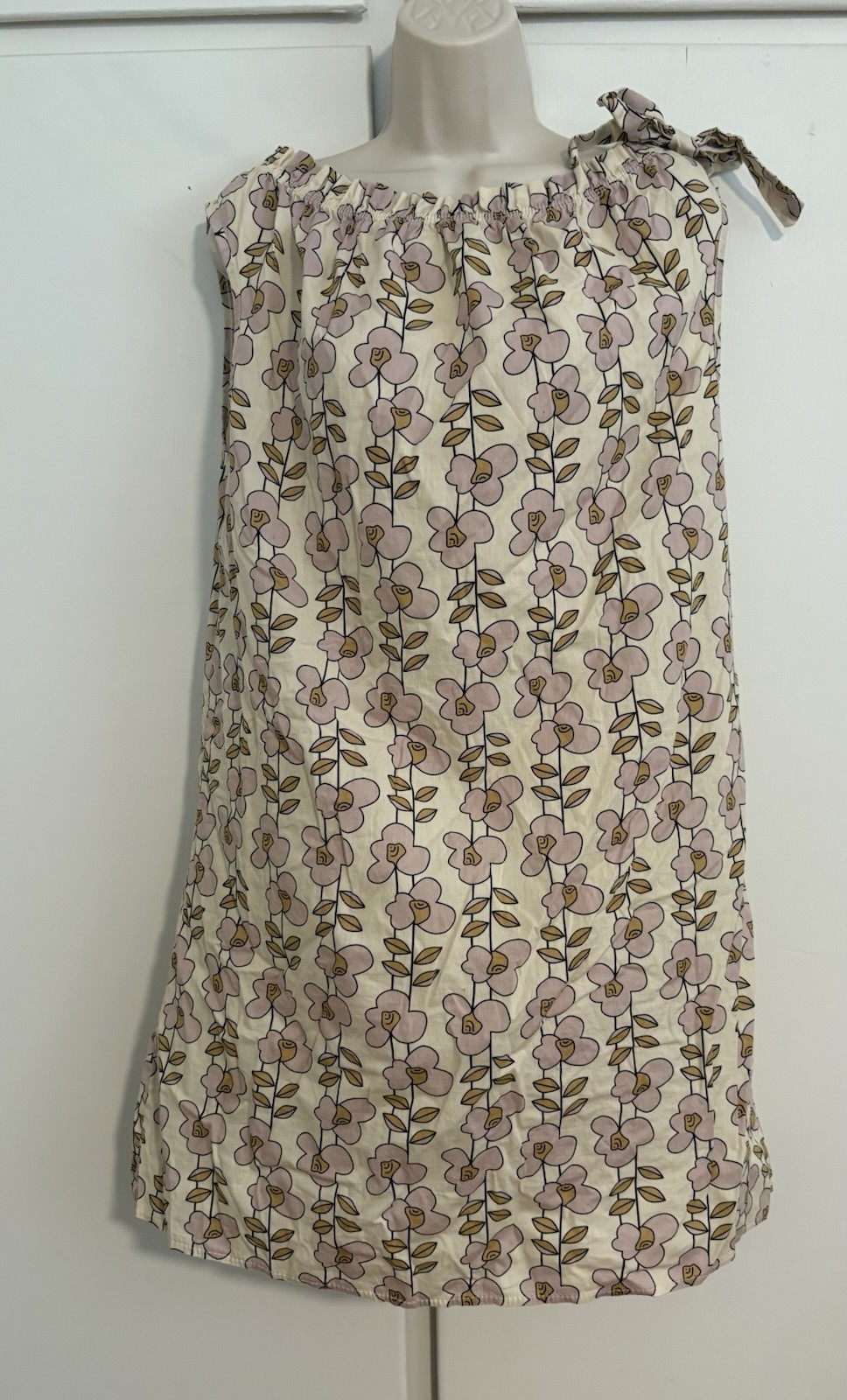 Flawless Possibly Handmade Floral Print Vintage Inspired Dress Regular Large