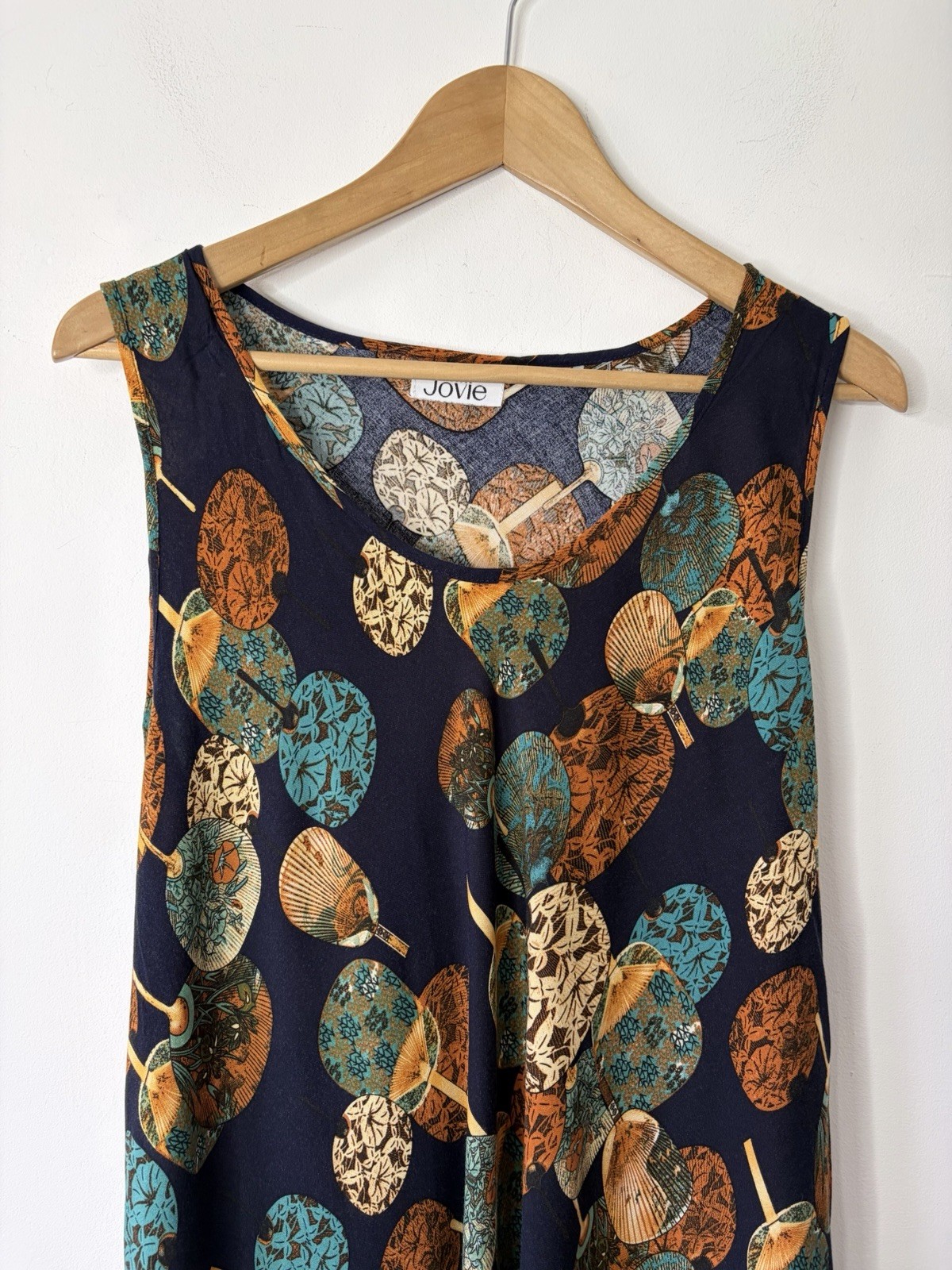 Jovie Bohemian Boho Vibrant Floral Print Sleeveless Summer Dress Size 16
