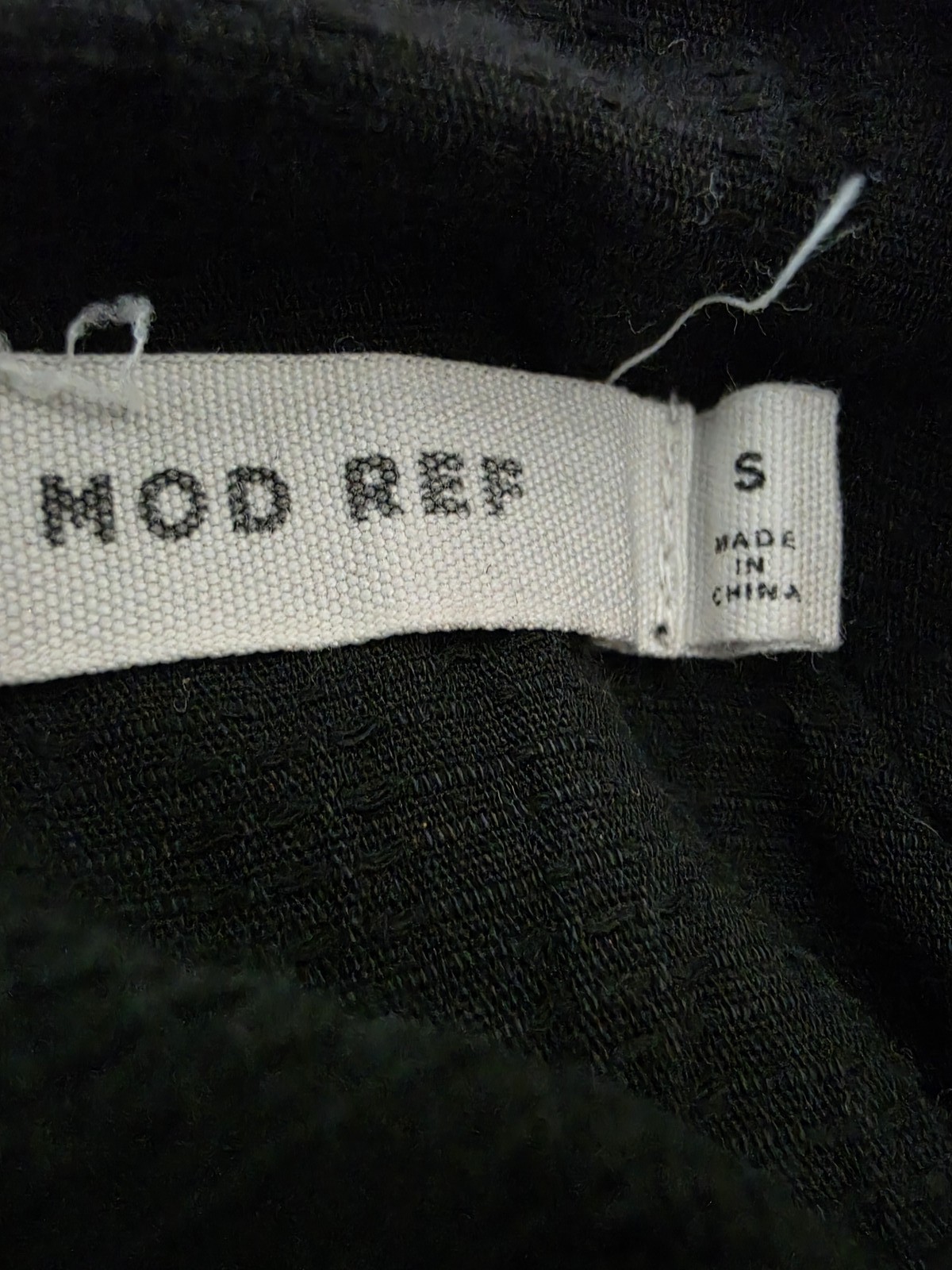 MOD REF Black Cotton Maxi Dress – Sleeveless Tiered Prairie Dress – Small