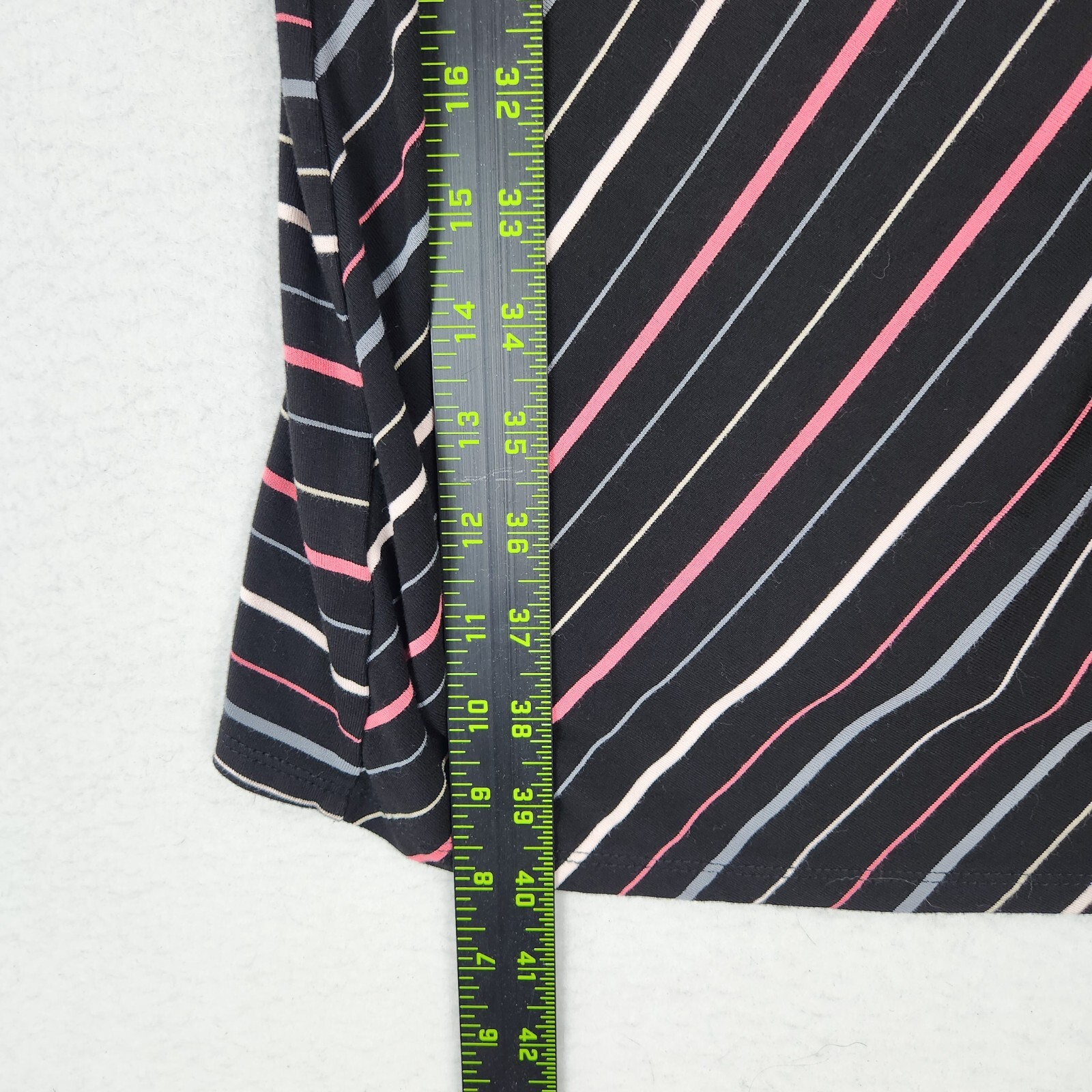 Ann Taylor Dress Womens Small Black Colorful Striped Dolman Sleeve Sheath Casual