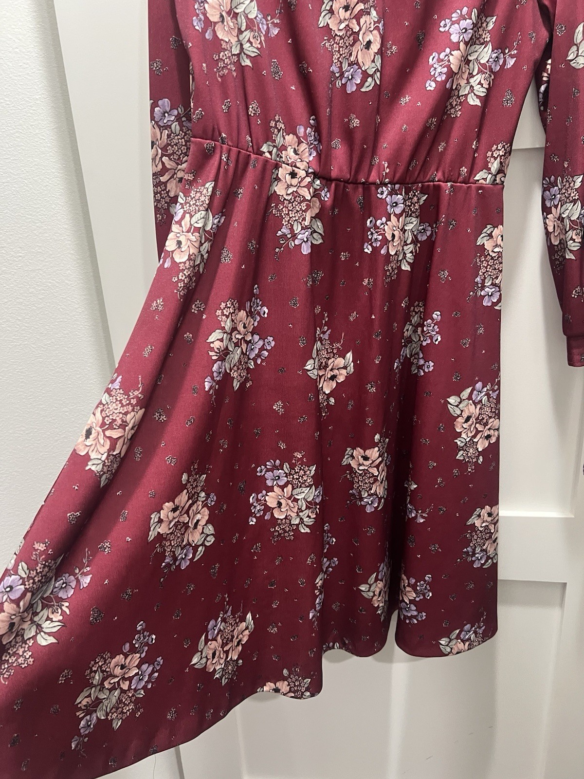 2 Vintage 70s 80s Sears Dress Pockets Granny Cottage Core The Shirt Dress Sz M L