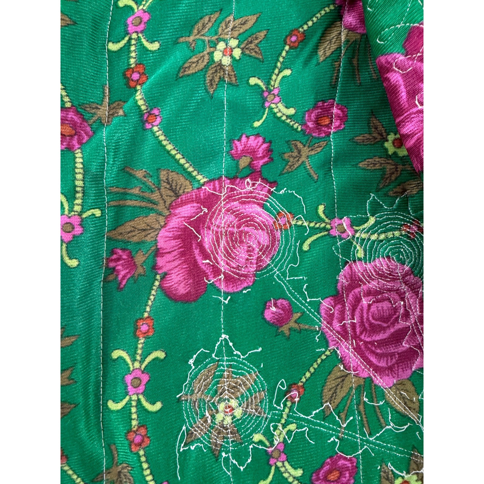 Vintage Afghan Embroidered Tribal Wool Ethnic Chapan