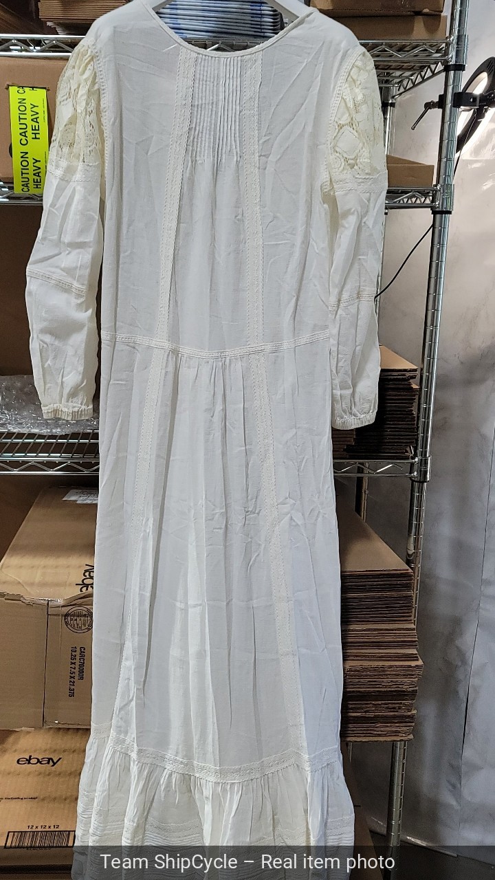 Sample Spell the Gypsy Collective White Wildflower Maxi Dress Sz S No S G2U