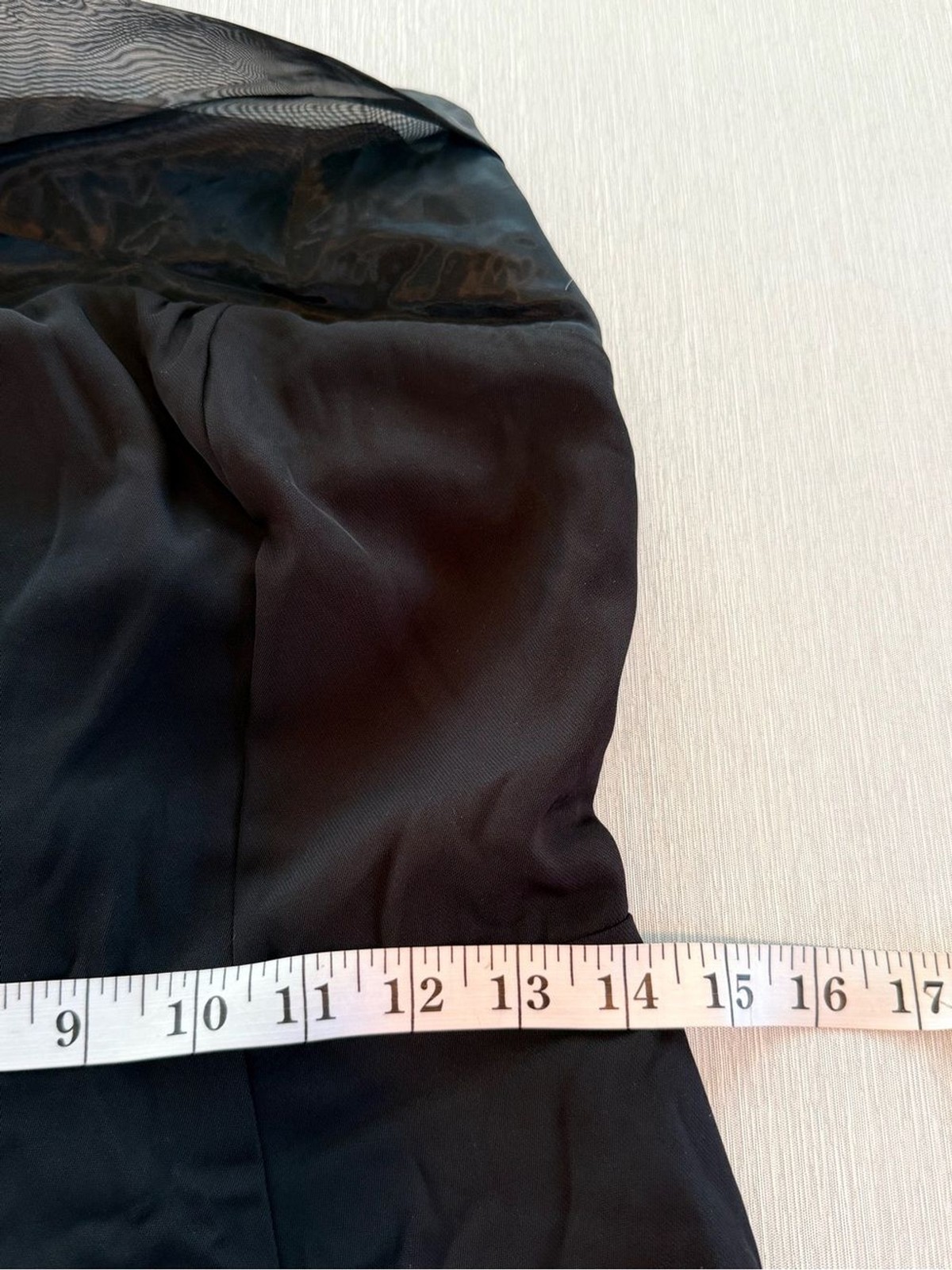 Lulus Black Strapless Fold-Over Maxi Dress Side Slit Size M NWT