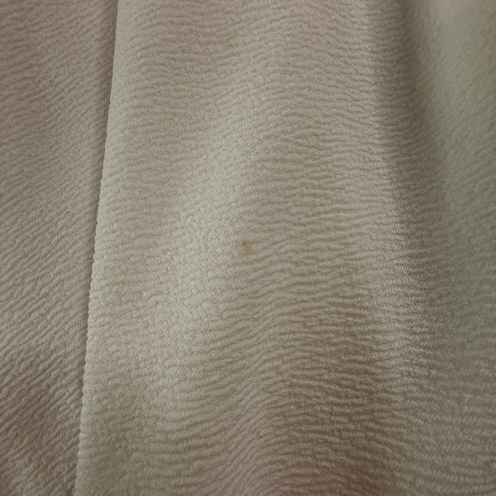 IVORY DRESS, JUNIOR SIZE L, CHEST 30 IN, LENGTH 34 IN * See photos for flaws *
