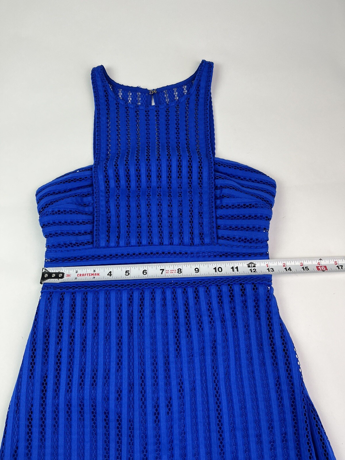 Lilly Pulitzer Rae Mini Dress size XS Blue Textured Resort Preppy Costal