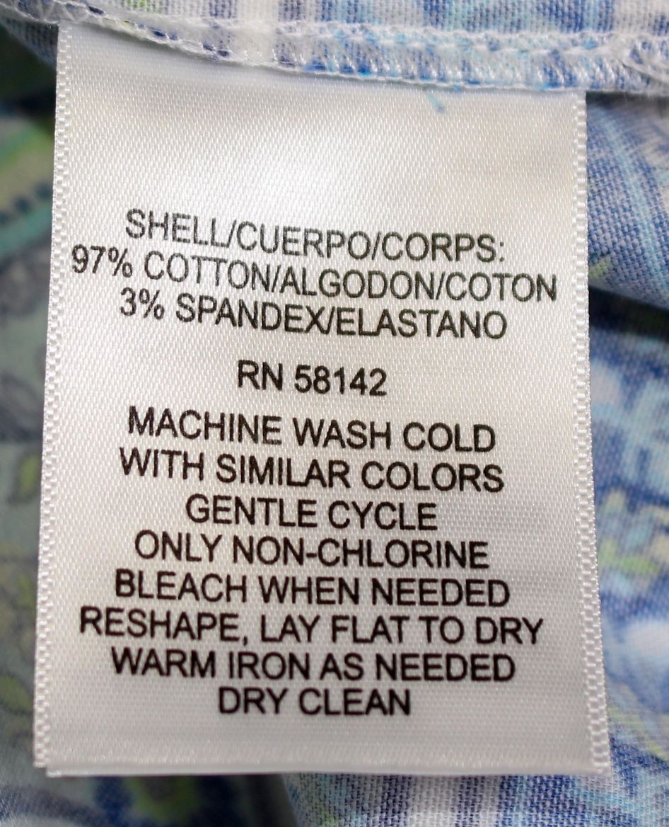 London Times Sleeveless, Blue & Multicolor Paisley Dress, Sz 8, 28″B, 17.5″W