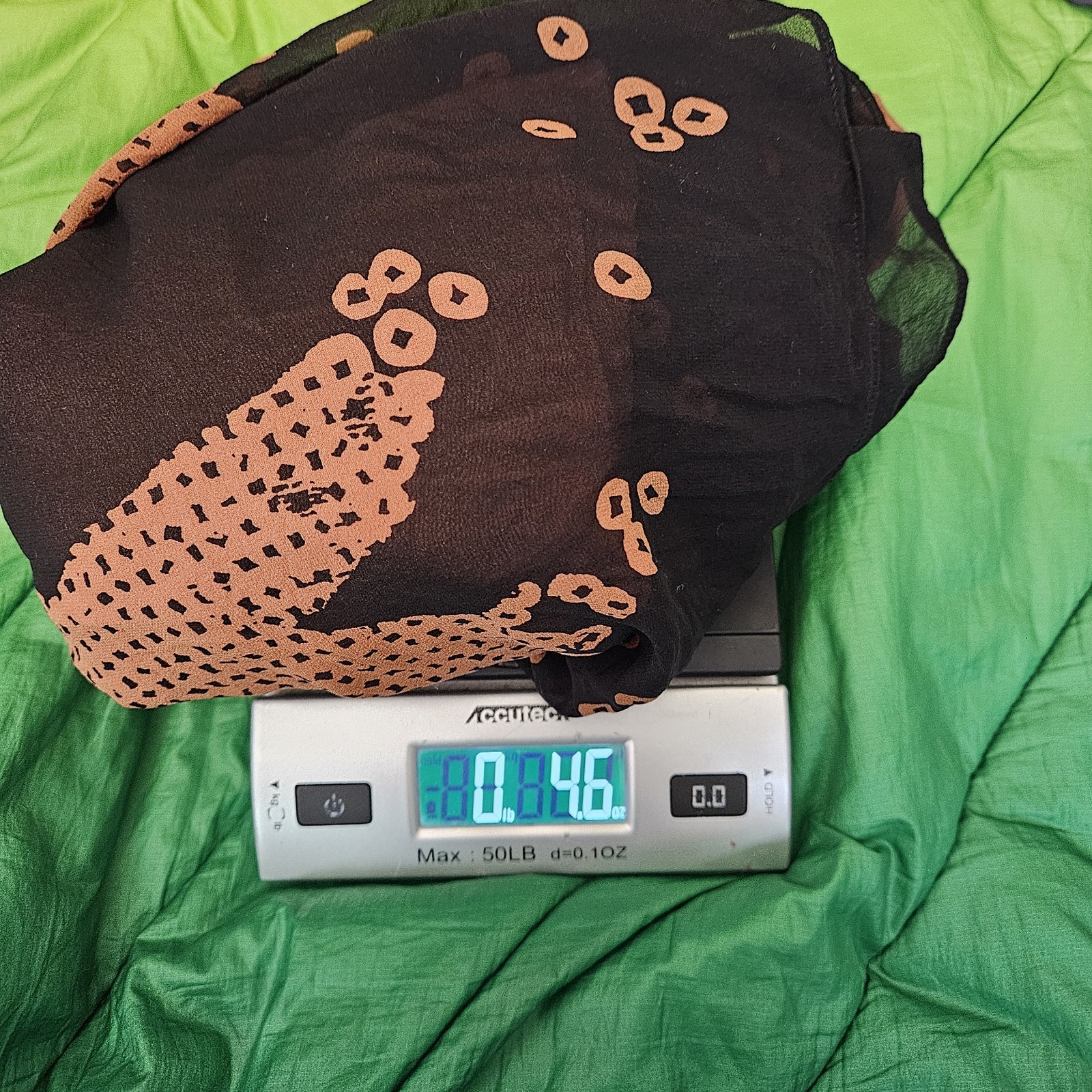 Peruvian Connection Womens US 12 Brown Black Handkerchief Hem Dress No belt