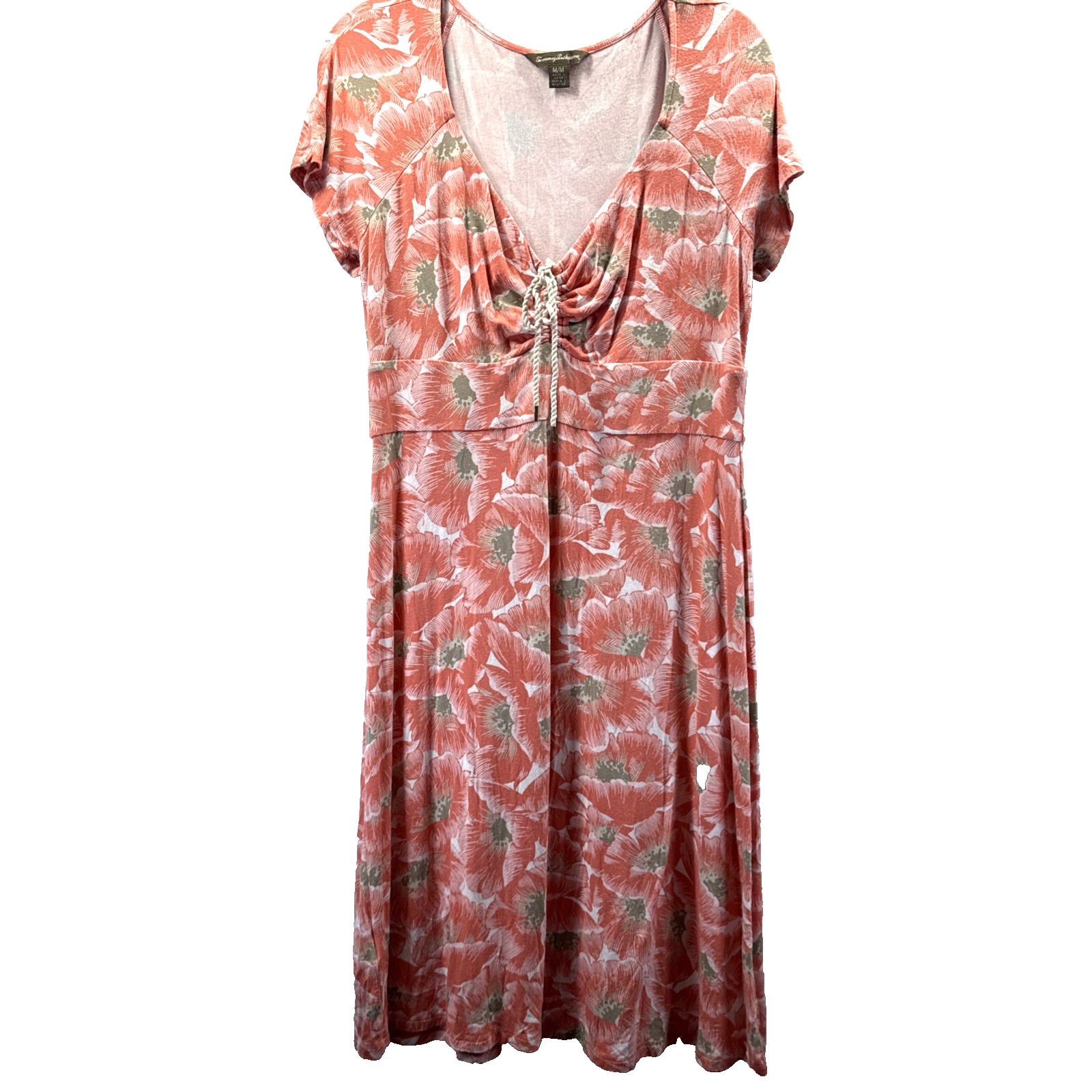 Tommy Bahama Dress Women’s M Floral Babydoll Sundress Beachy Tropical Colorful
