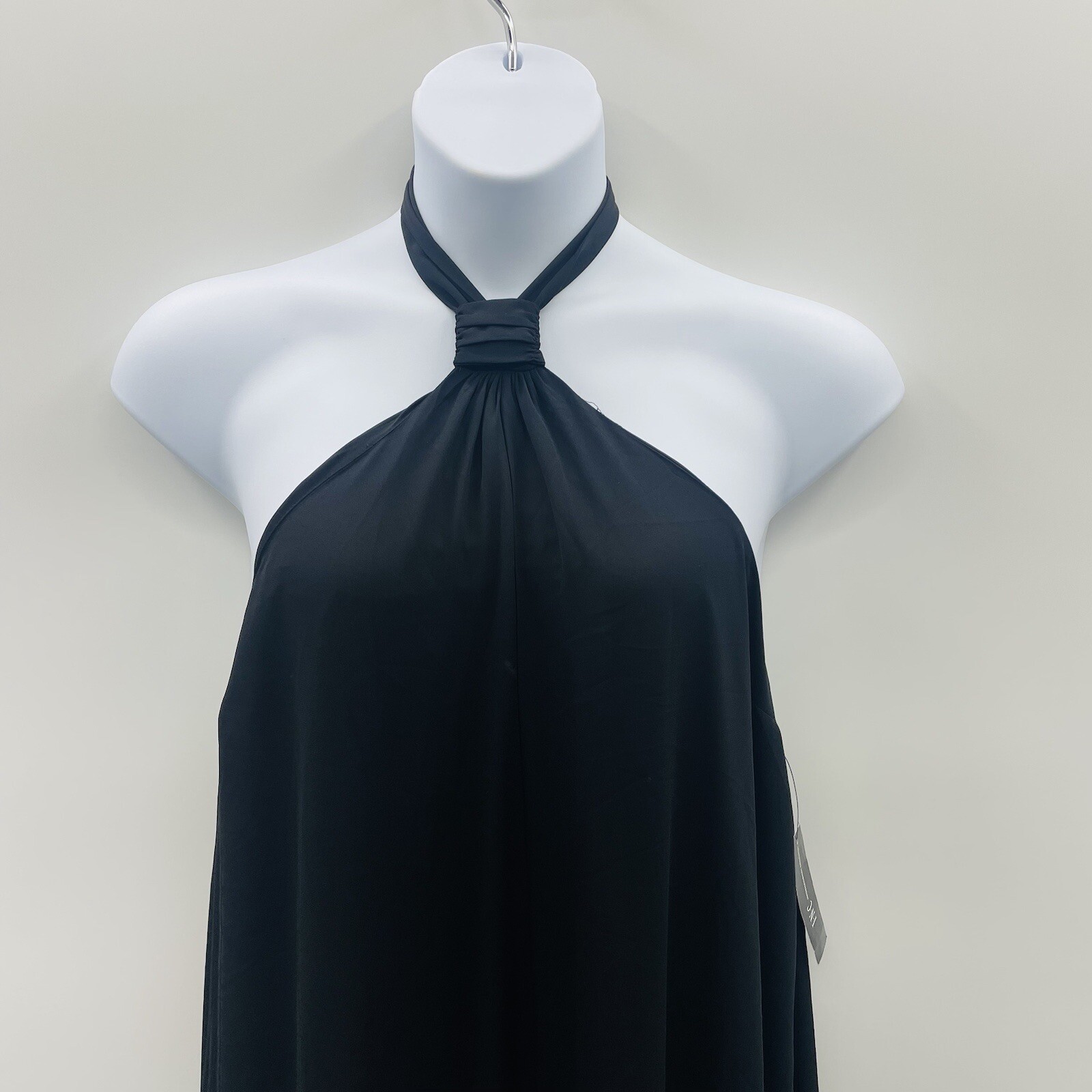 INC International Concepts Womens Size XL Halter-Neck Midi Dress Black $89 033