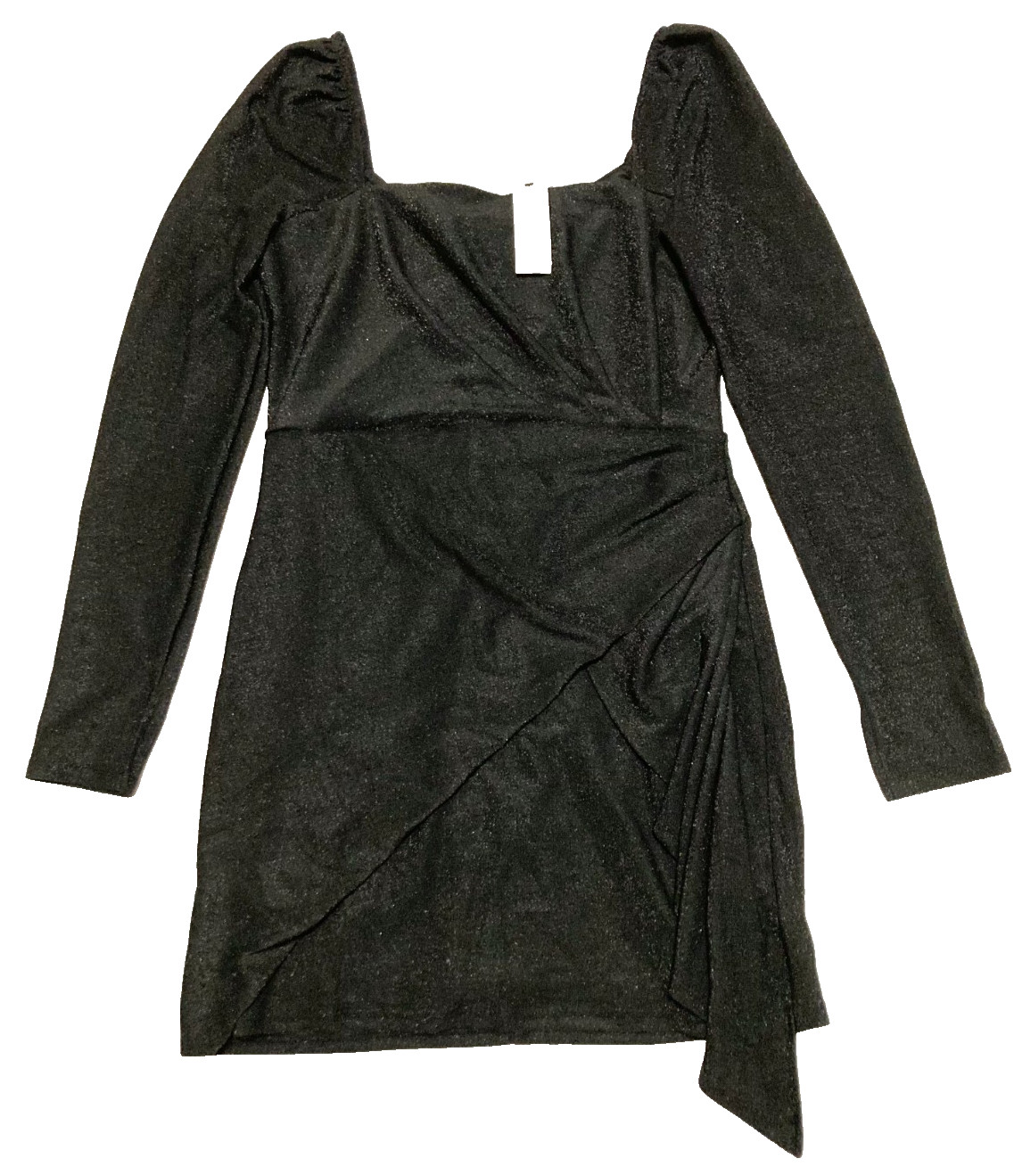 NWT $56 Francesca’s Women L Black Mini Dress Short Lined Cocktail Party Evening