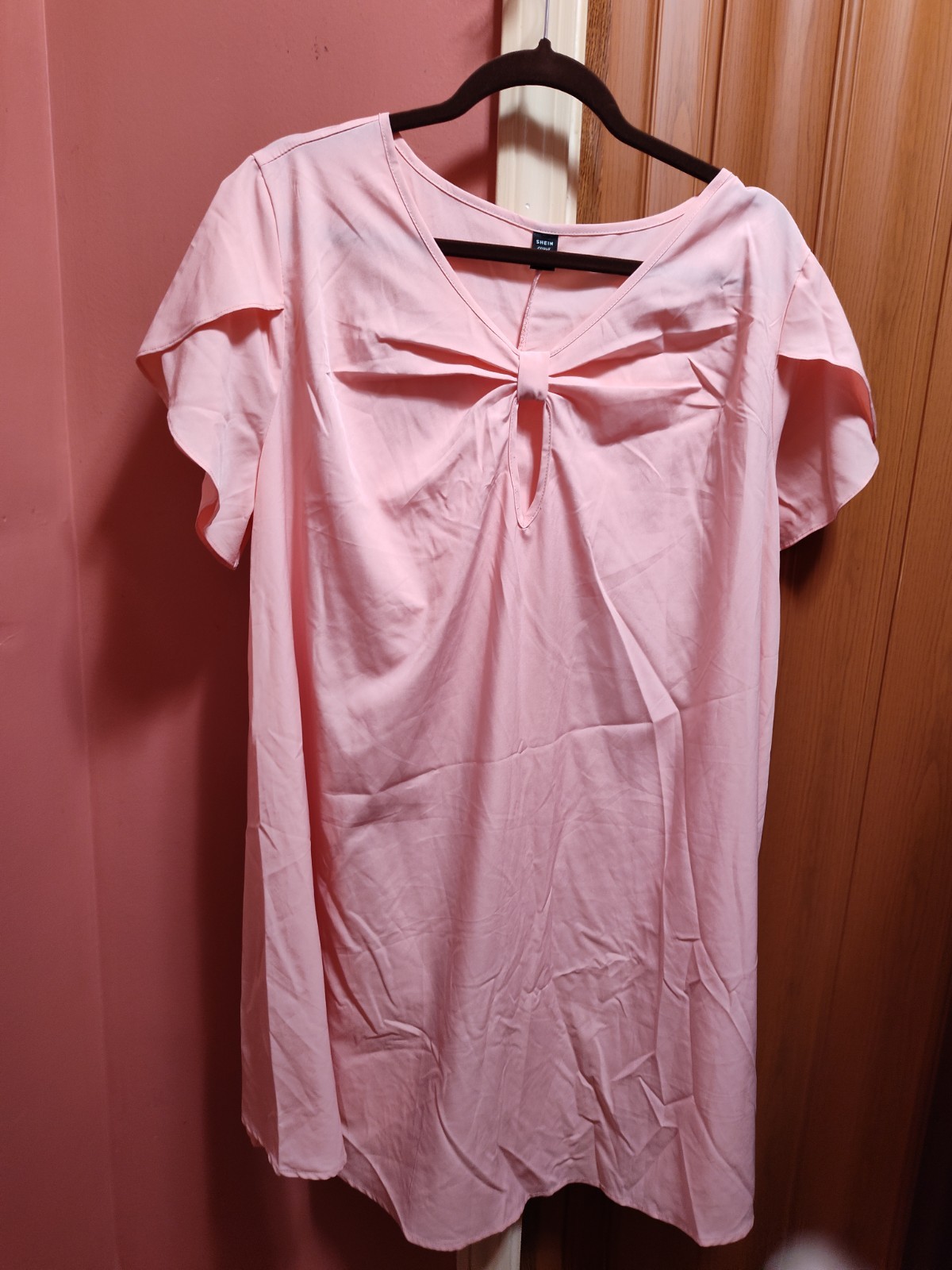 Shein Curve Dress Size 3XL; Color: Pink