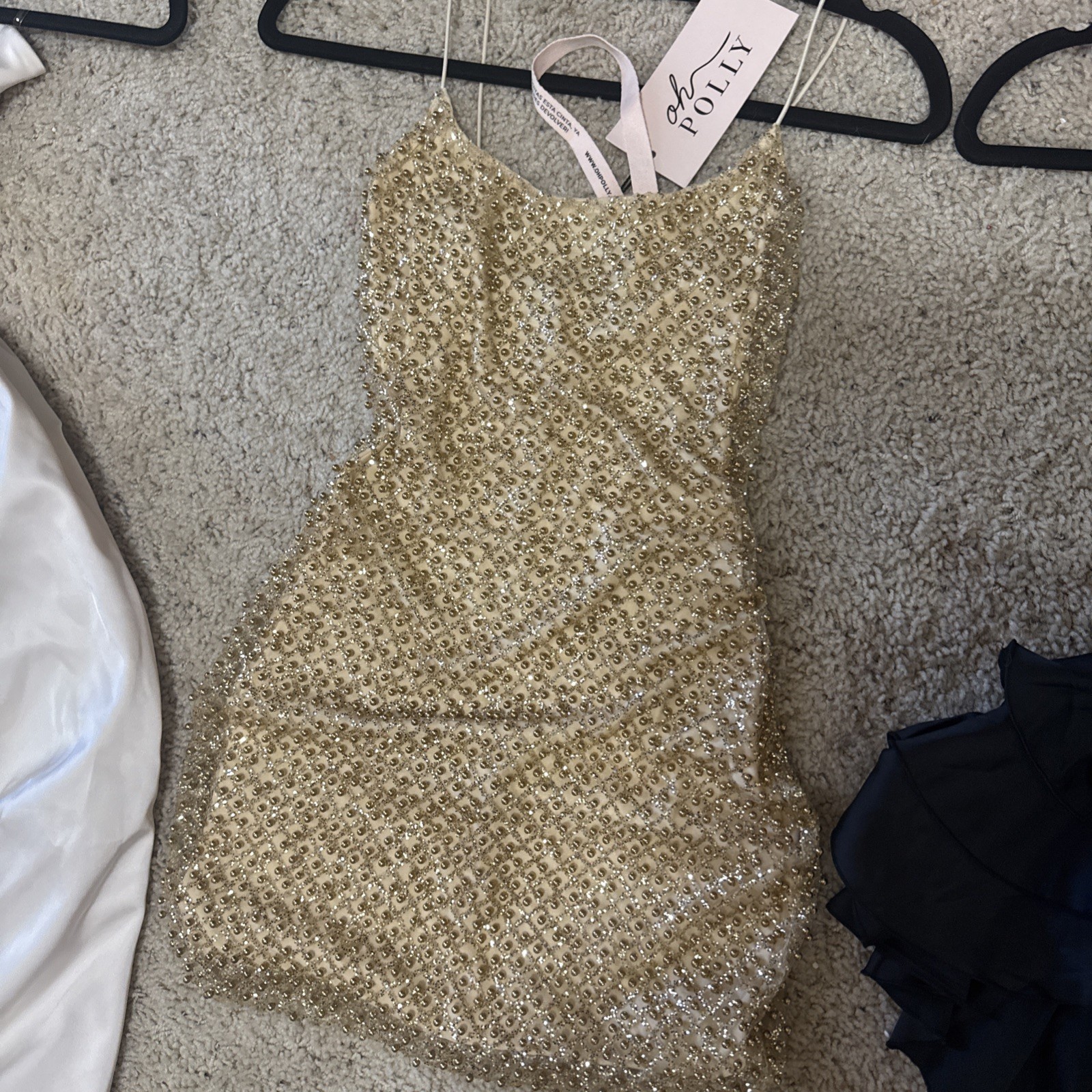 Oh Polly! Bundle 3 Pieces Dresses Size 0 US New with Tags Gold!